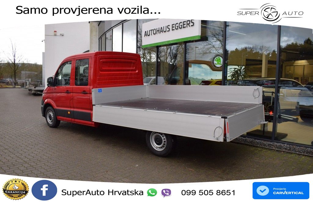 Volkswagen Crafter 35 Doka Pritsche TDI lang *AHK*PDC 140 KS