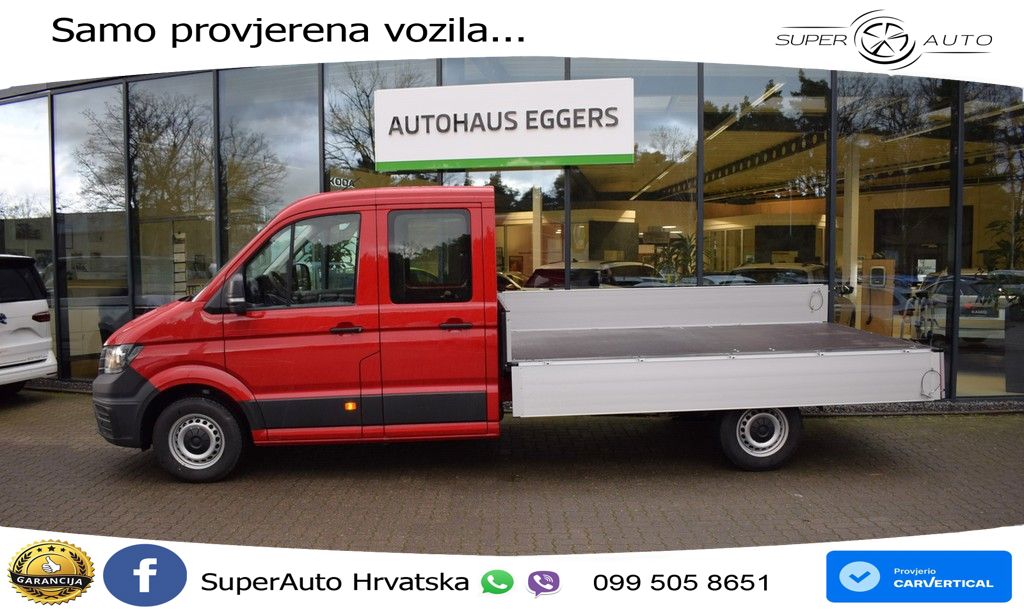 Volkswagen Crafter 35 Doka Pritsche TDI lang *AHK*PDC 140 KS