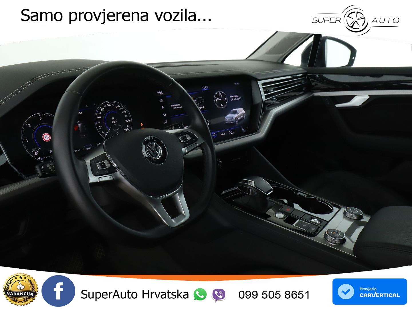Volkswagen Touareg 3.0 V6 TDI (231 KS) 4MOTION Tiptronic ZRAČNI+ACC+GR SJED+KAM+PANO