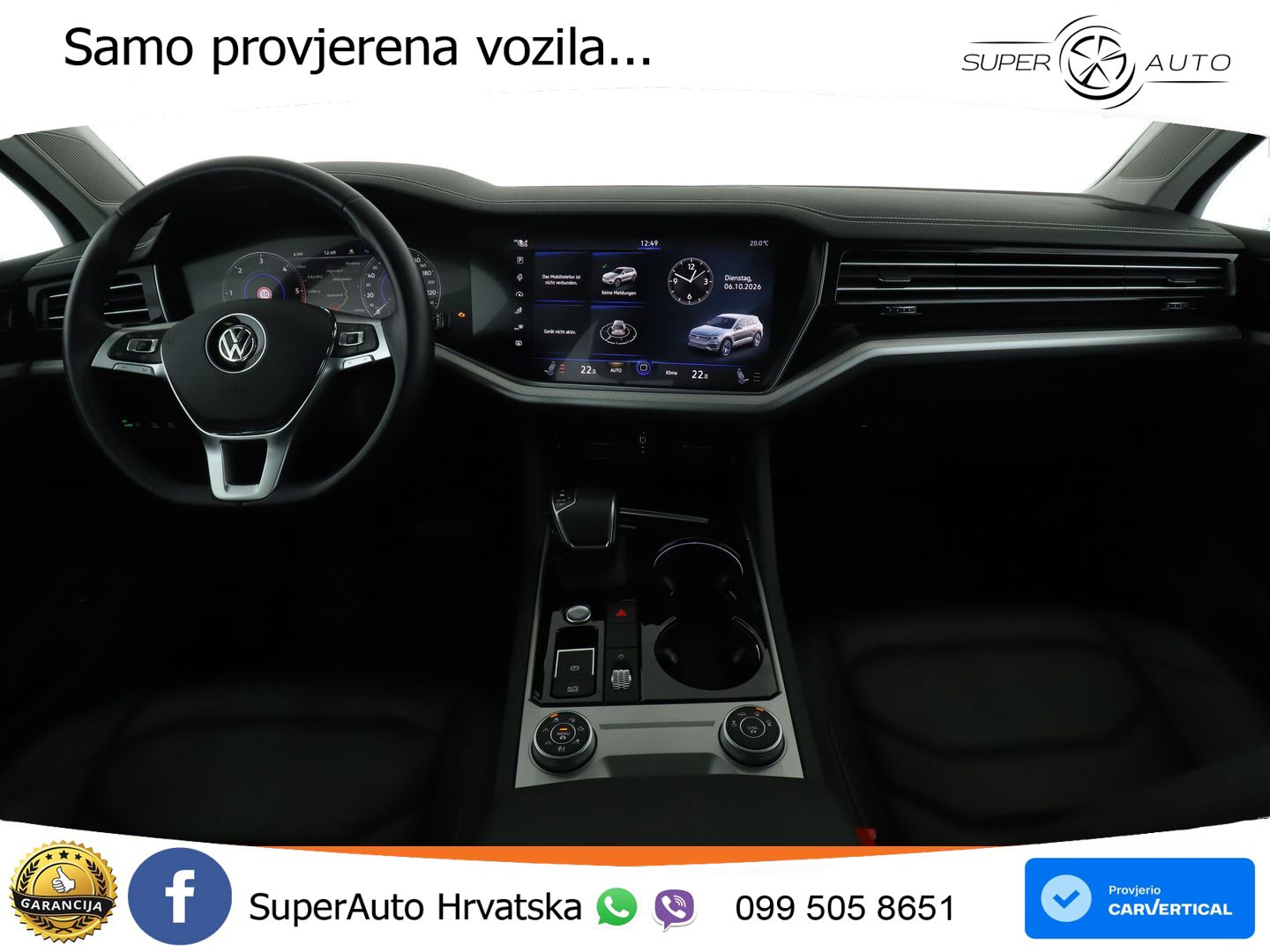 Volkswagen Touareg 3.0 V6 TDI (231 KS) 4MOTION Tiptronic ZRAČNI+ACC+GR SJED+KAM+PANO