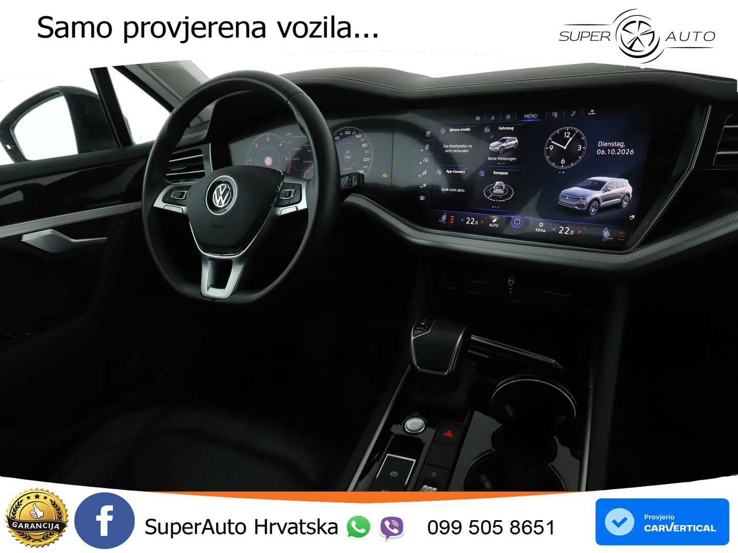Volkswagen Touareg 3.0 V6 TDI (231 KS) 4MOTION Tiptronic ZRAČNI+ACC+GR SJED+KAM+PANO