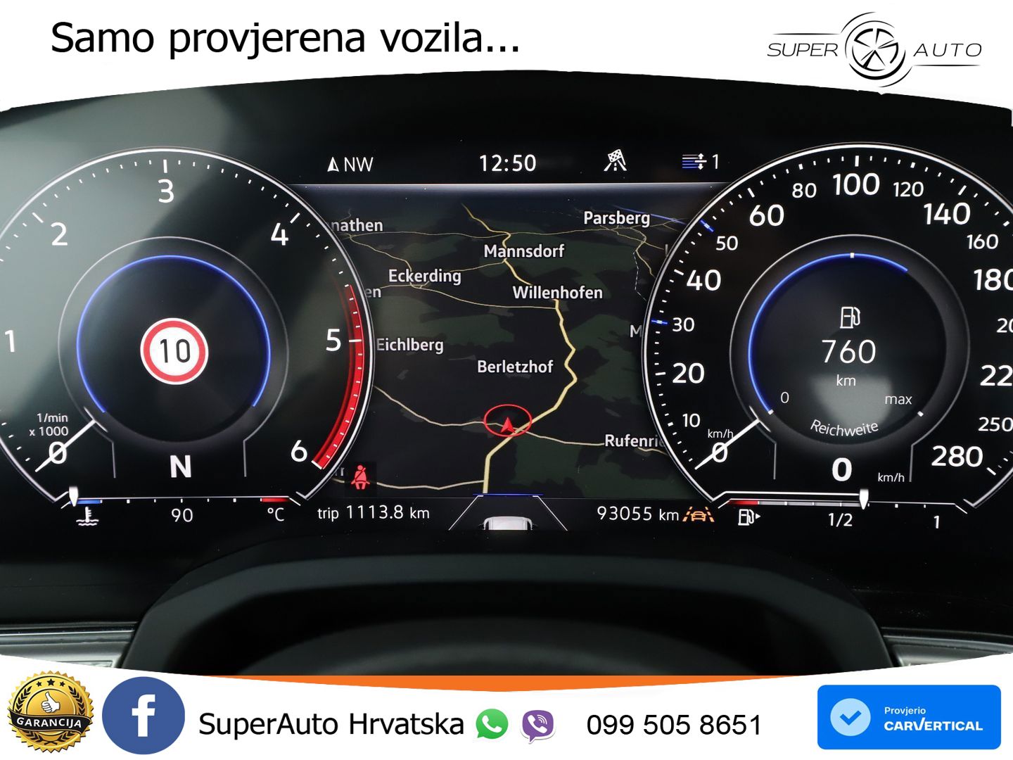Volkswagen Touareg 3.0 V6 TDI (231 KS) 4MOTION Tiptronic ZRAČNI+ACC+GR SJED+KAM+PANO