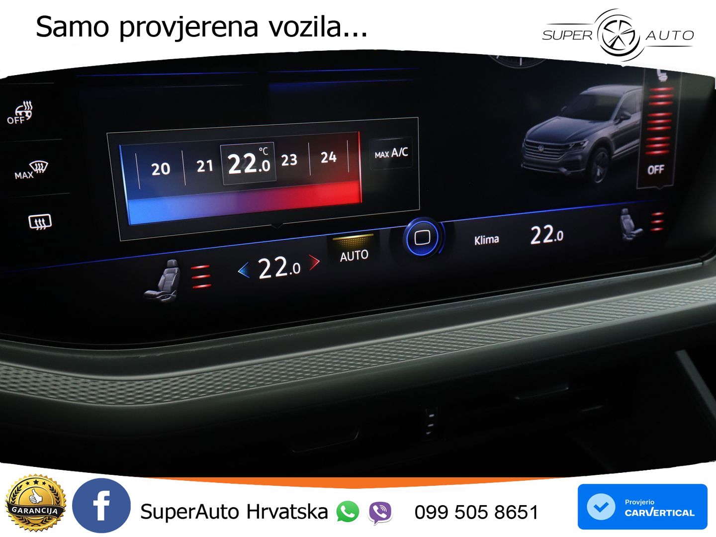 Volkswagen Touareg 3.0 V6 TDI (231 KS) 4MOTION Tiptronic ZRAČNI+ACC+GR SJED+KAM+PANO