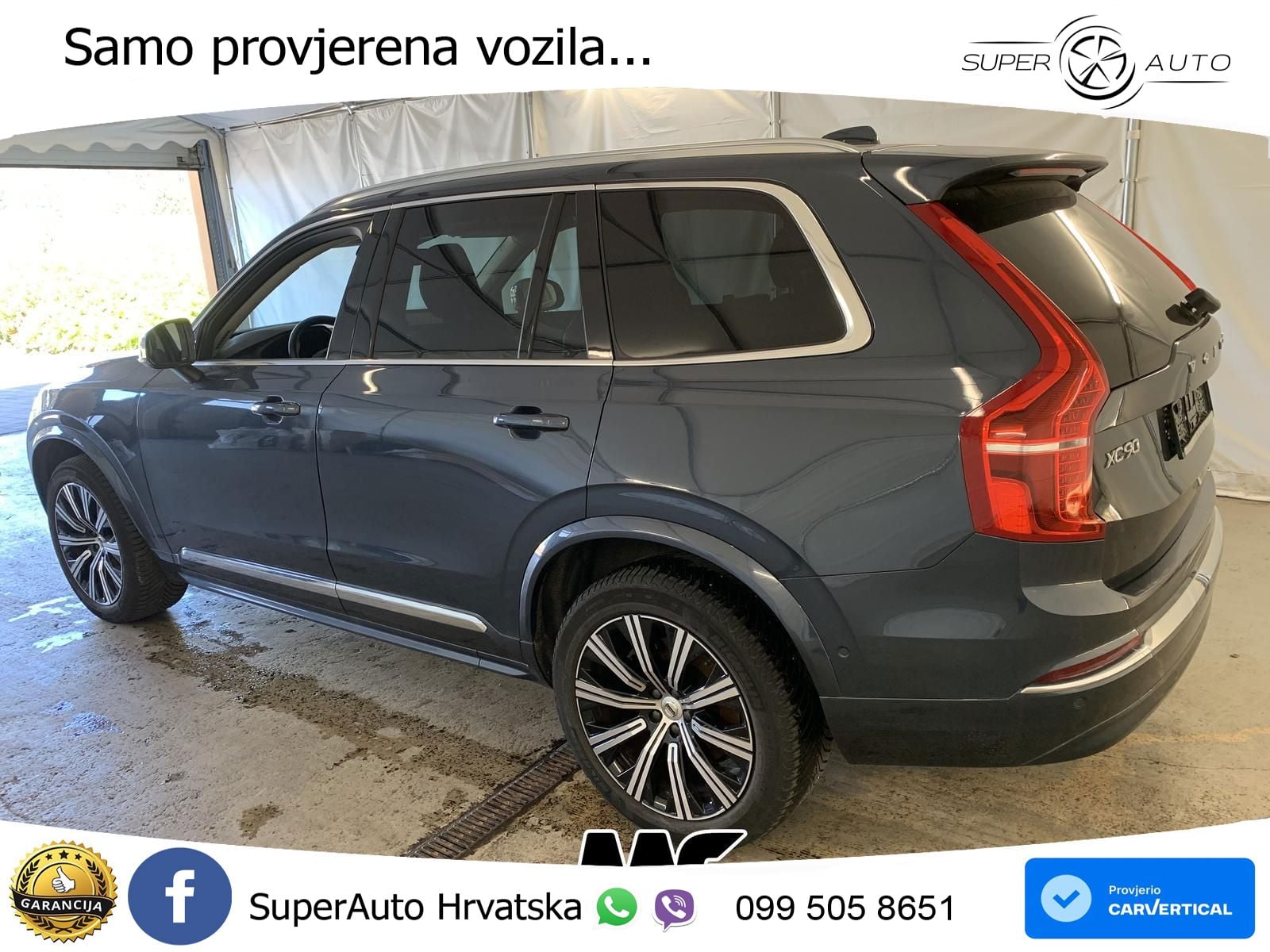 Volvo XC90 2.0 B5 Diesel AWD Automatic ACC+GR SJED+360+PANO