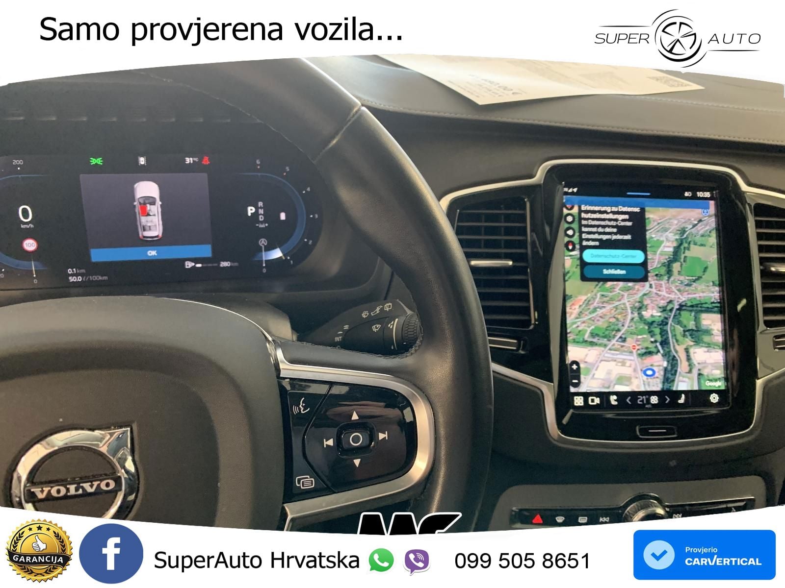 Volvo XC90 2.0 B5 Diesel AWD Automatic ACC+GR SJED+360+PANO