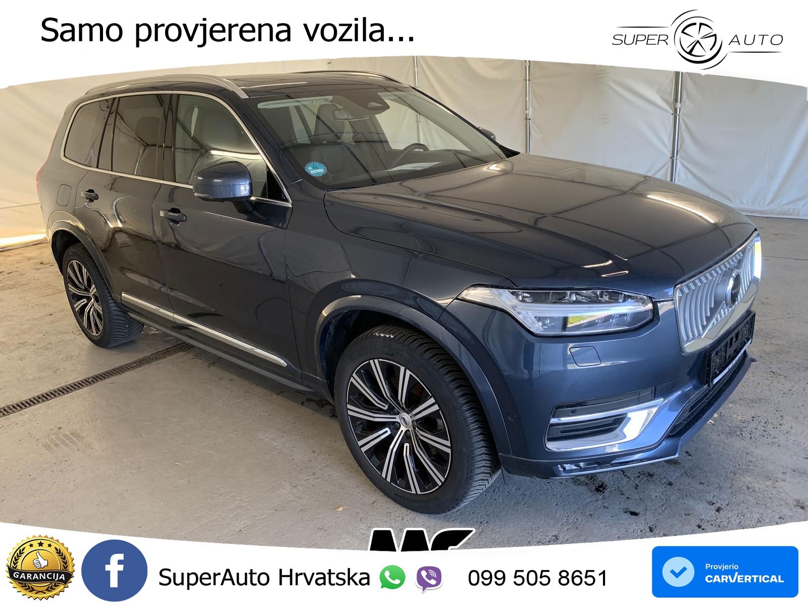 Volvo XC90 2.0 B5 Diesel AWD Automatic ACC+GR SJED+360+PANO