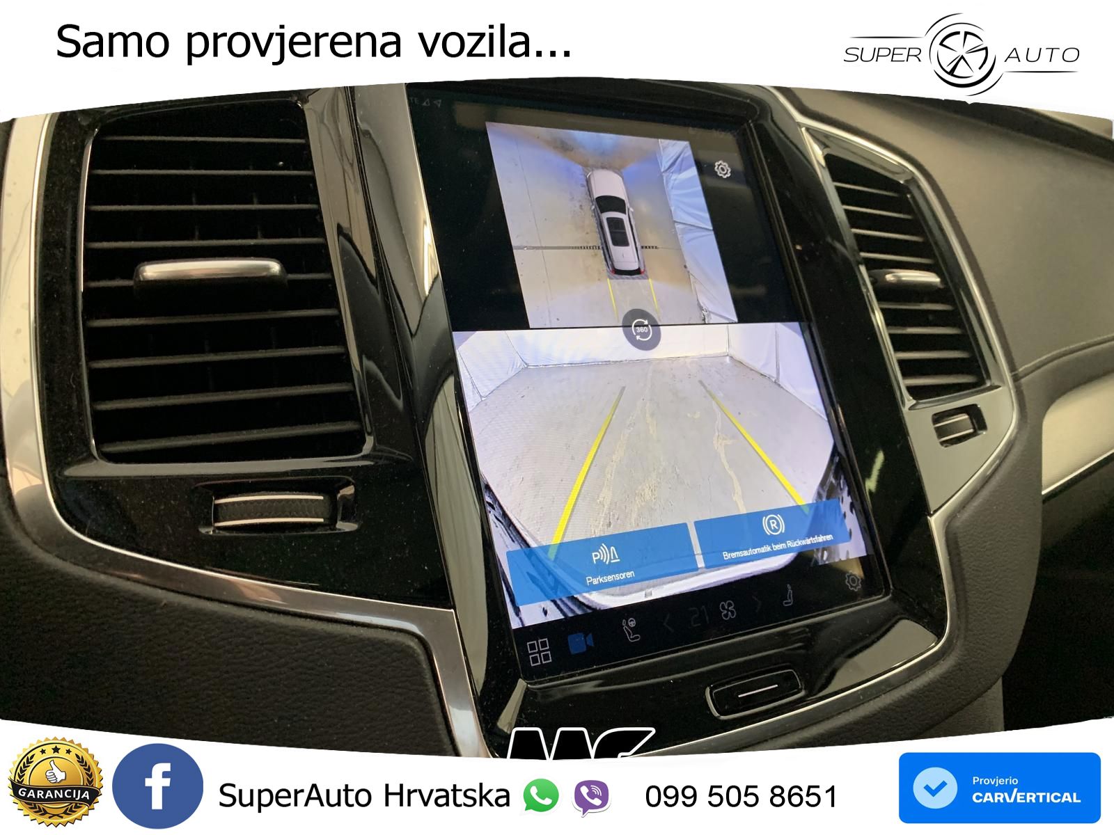 Volvo XC90 2.0 B5 Diesel AWD Automatic ACC+GR SJED+360+PANO