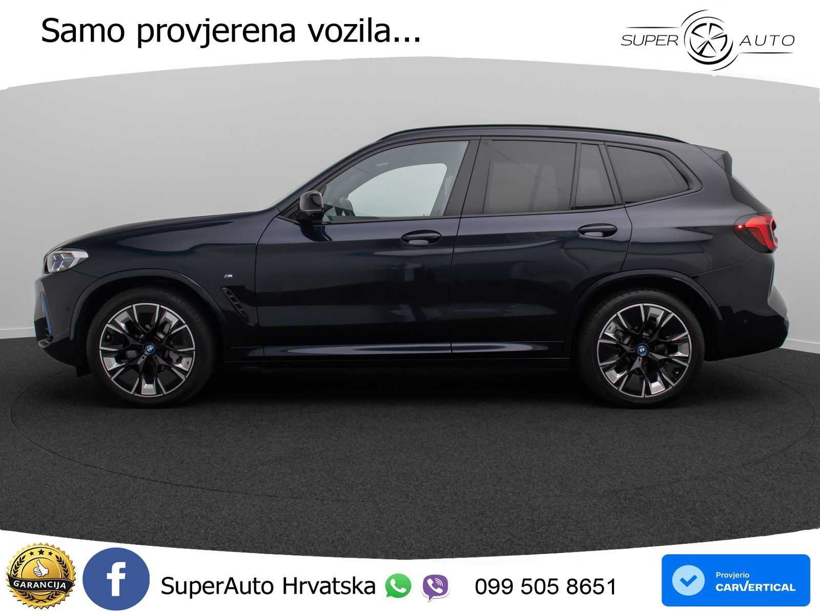 BMW iX3 80 kWh (286 KS) LED+GR SJED+ACC