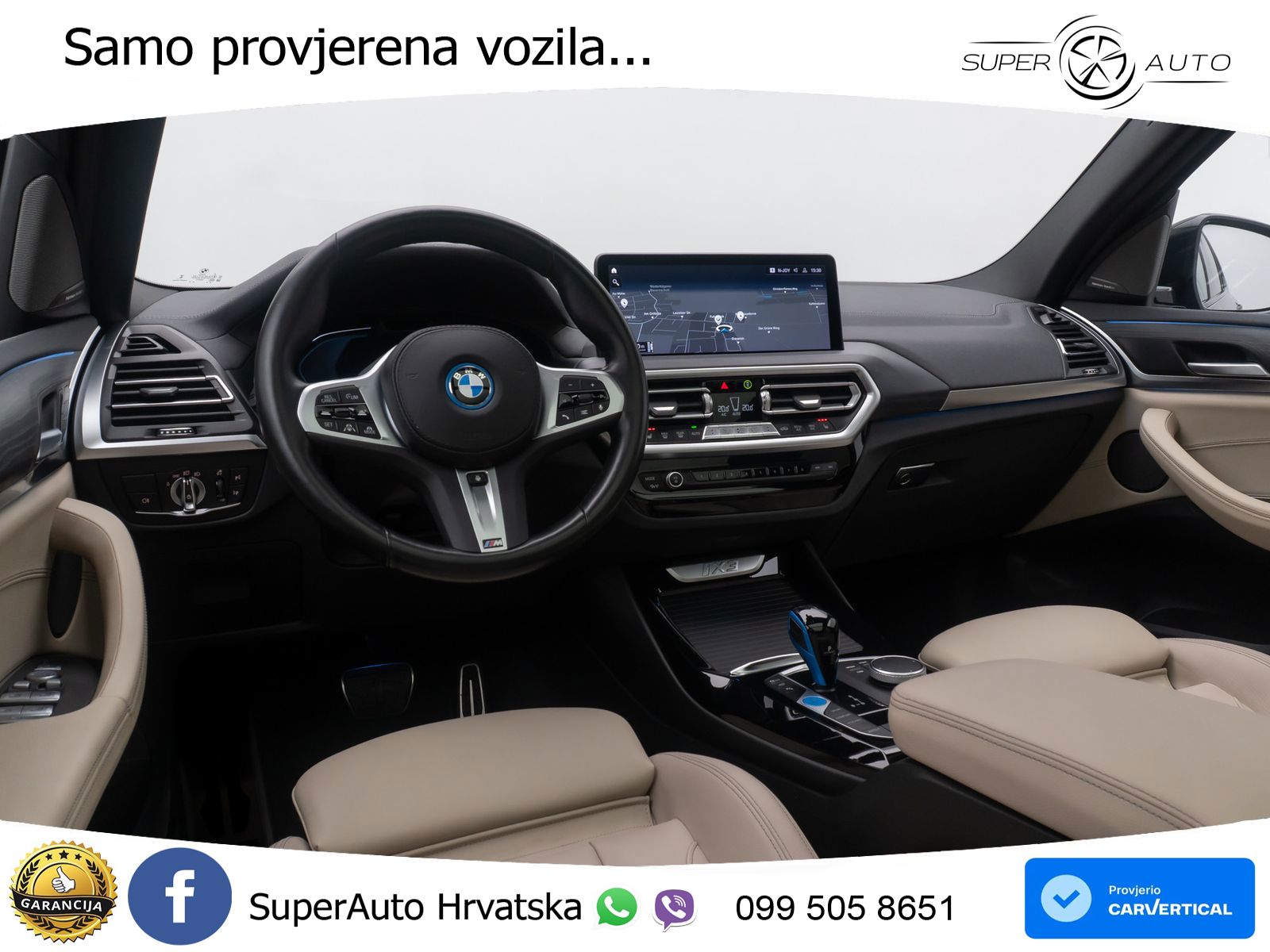 BMW iX3 80 kWh (286 KS) LED+GR SJED+ACC