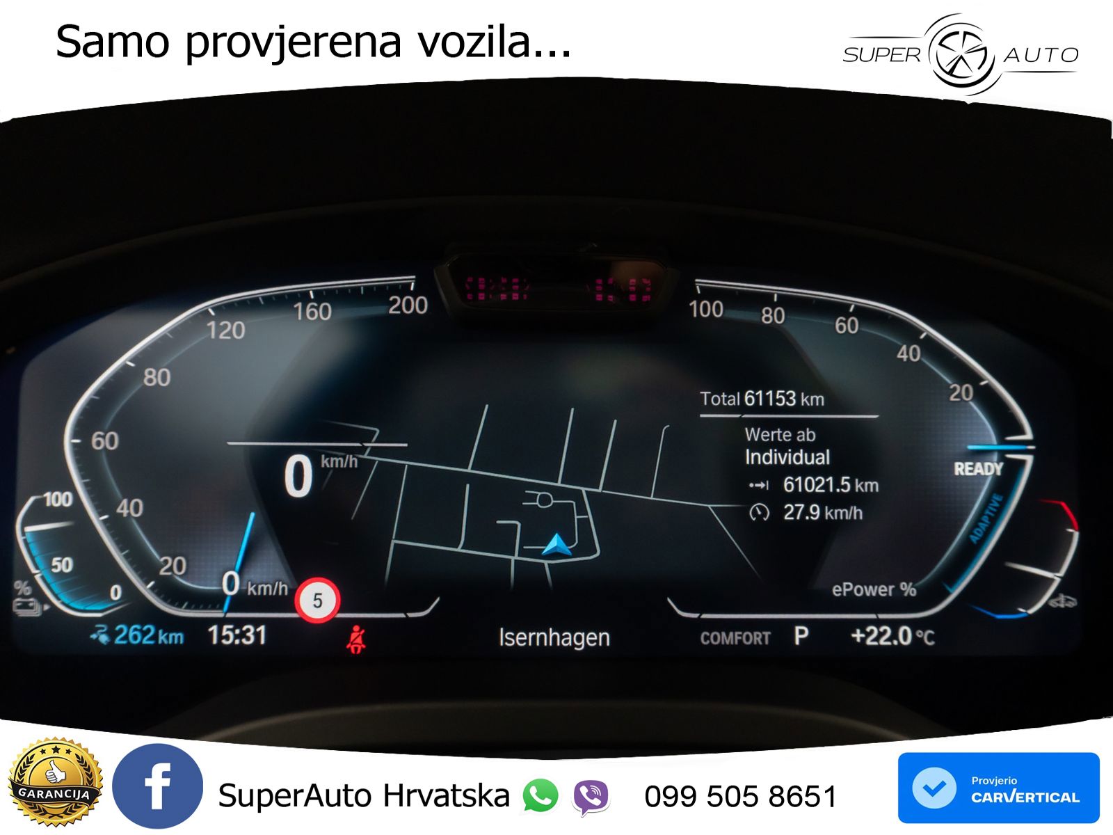 BMW iX3 80 kWh (286 KS) LED+GR SJED+ACC