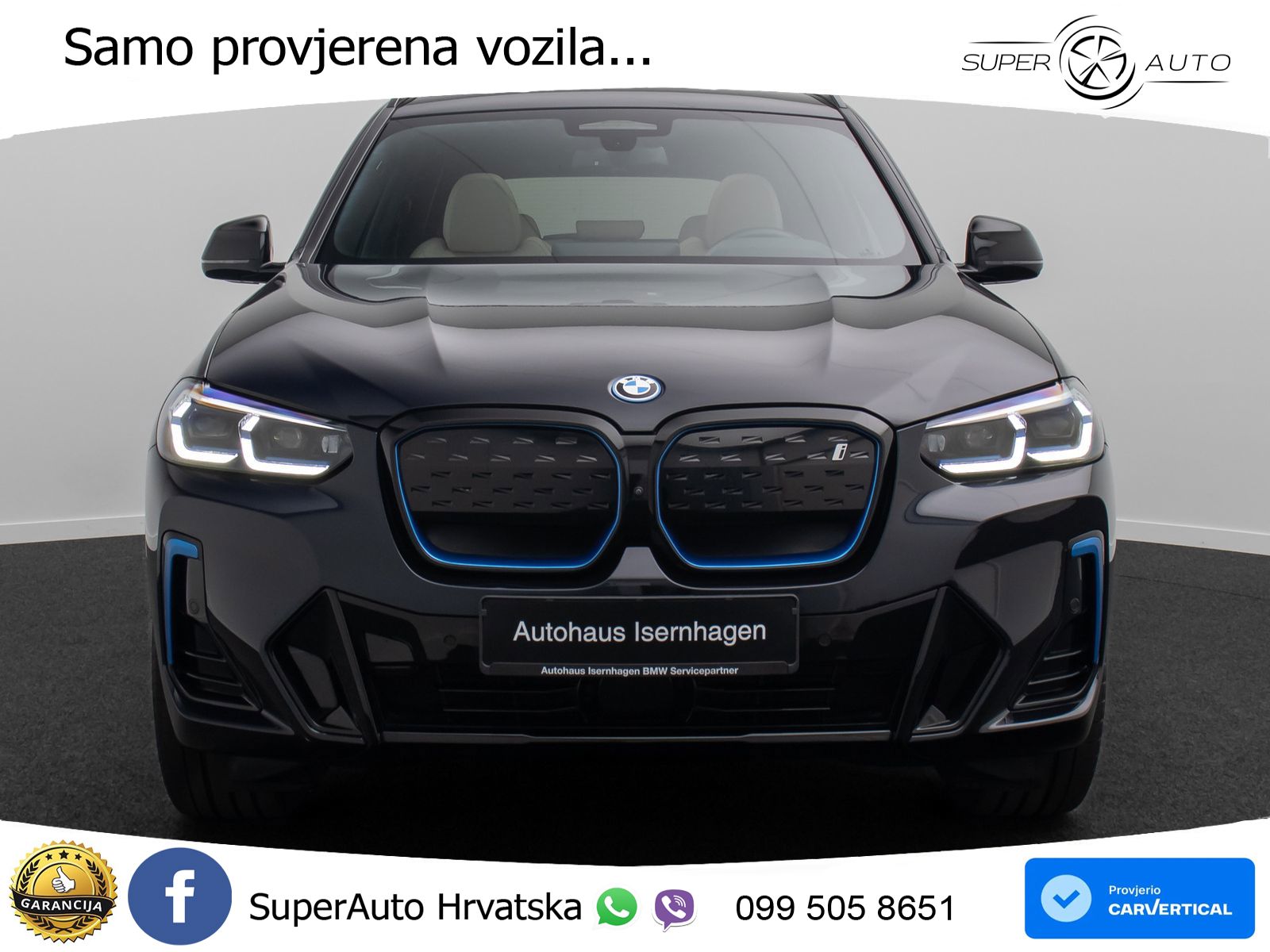 BMW iX3 80 kWh (286 KS) LED+GR SJED+ACC