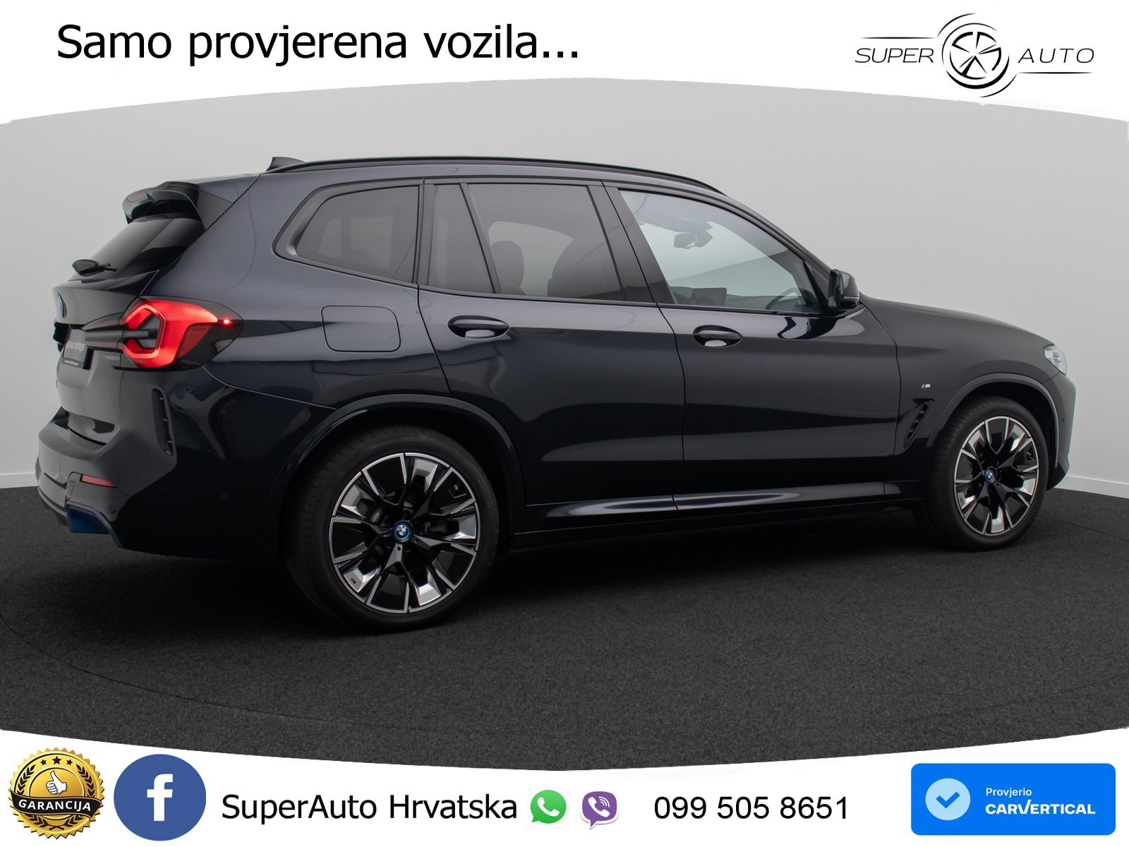 BMW iX3 80 kWh (286 KS) LED+GR SJED+ACC