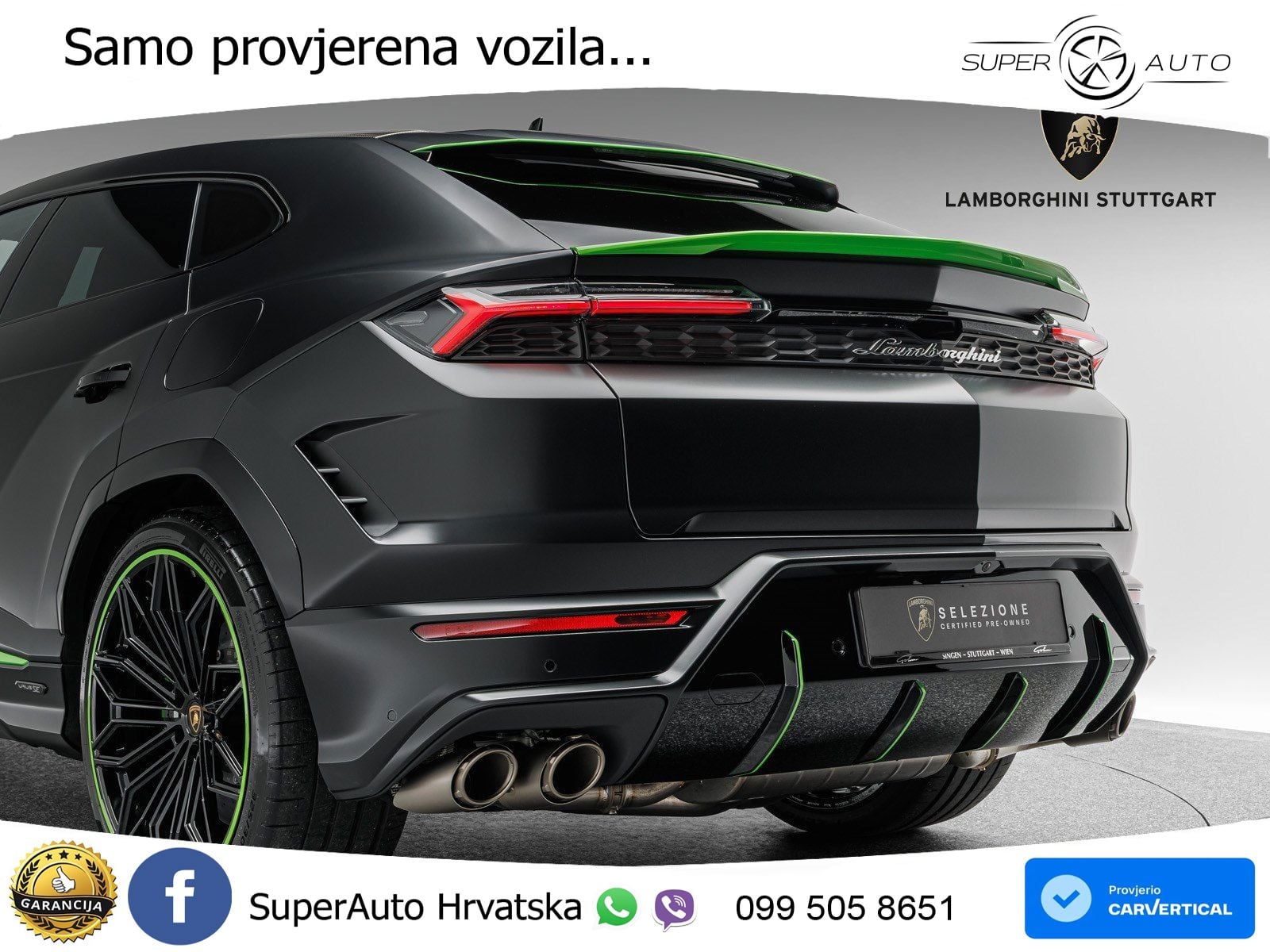 Lamborghini Urus SE 4.0 V8 (800 KS) 4WD Automatic LED+GR SJED+ACC