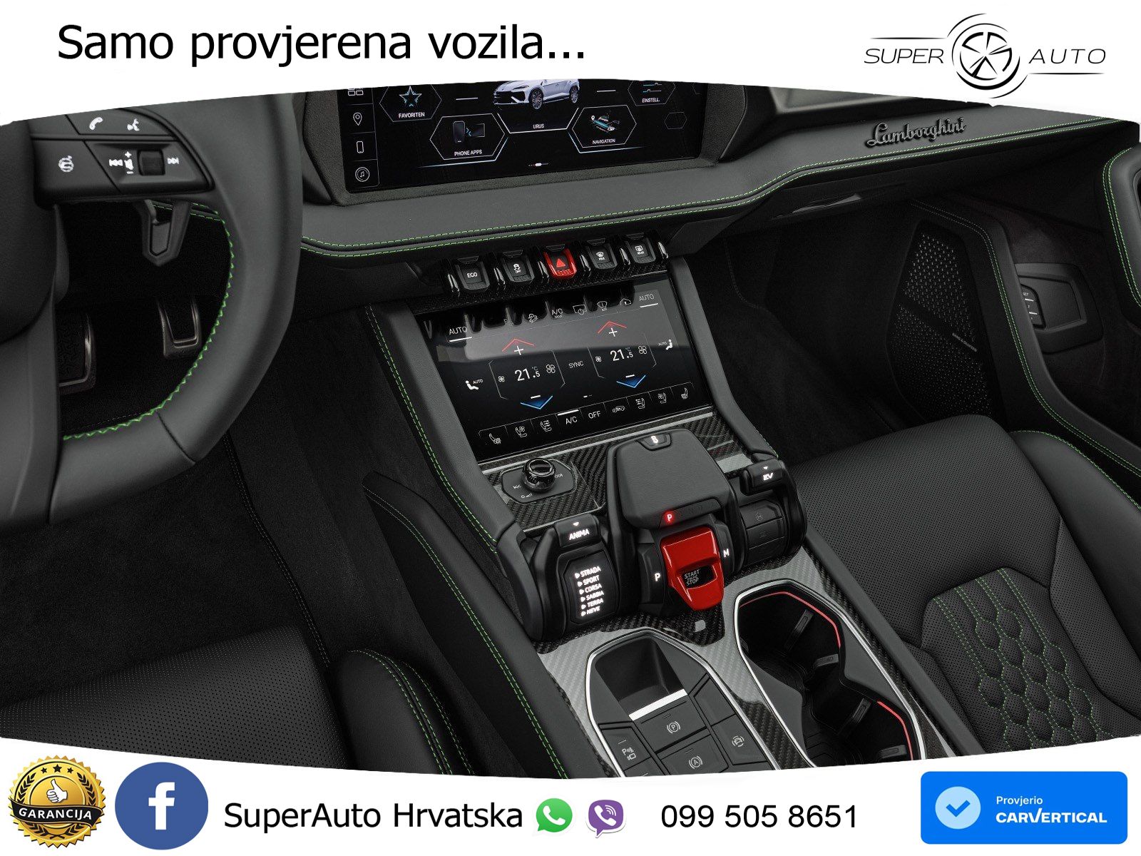 Lamborghini Urus SE 4.0 V8 (800 KS) 4WD Automatic LED+GR SJED+ACC
