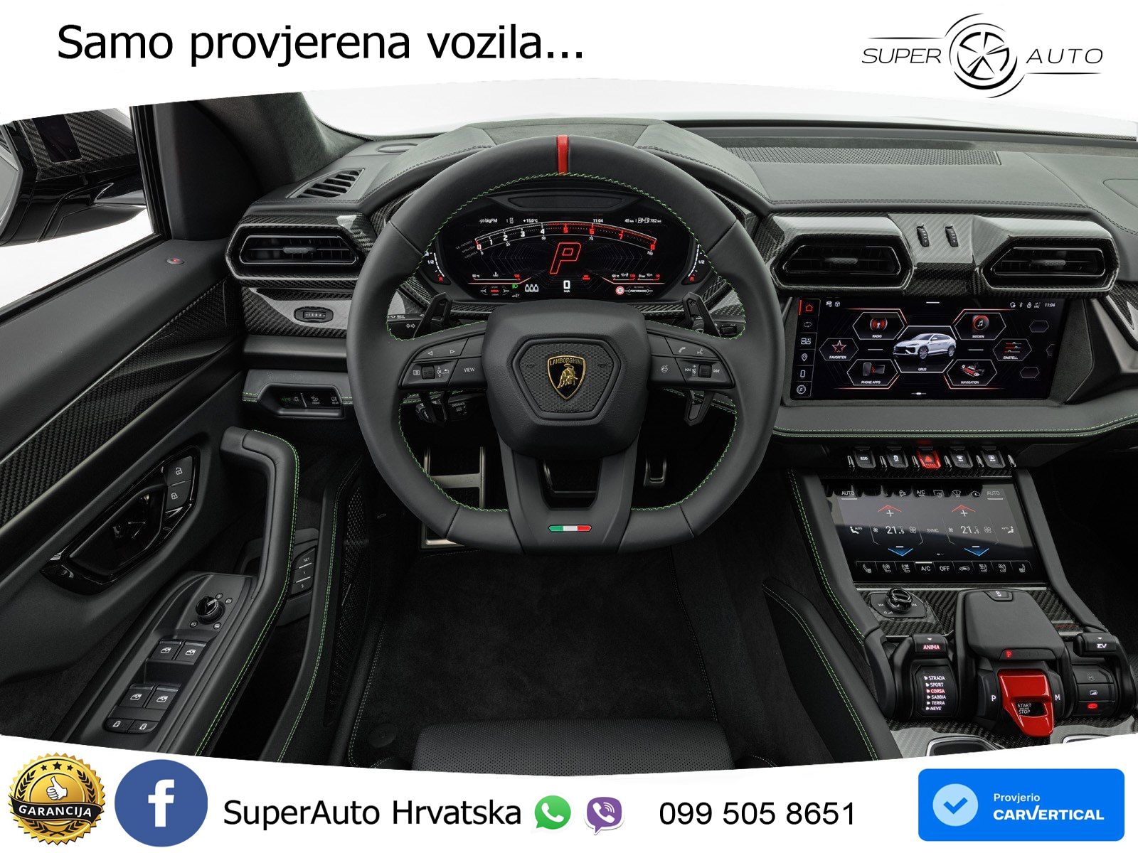 Lamborghini Urus SE 4.0 V8 (800 KS) 4WD Automatic LED+GR SJED+ACC