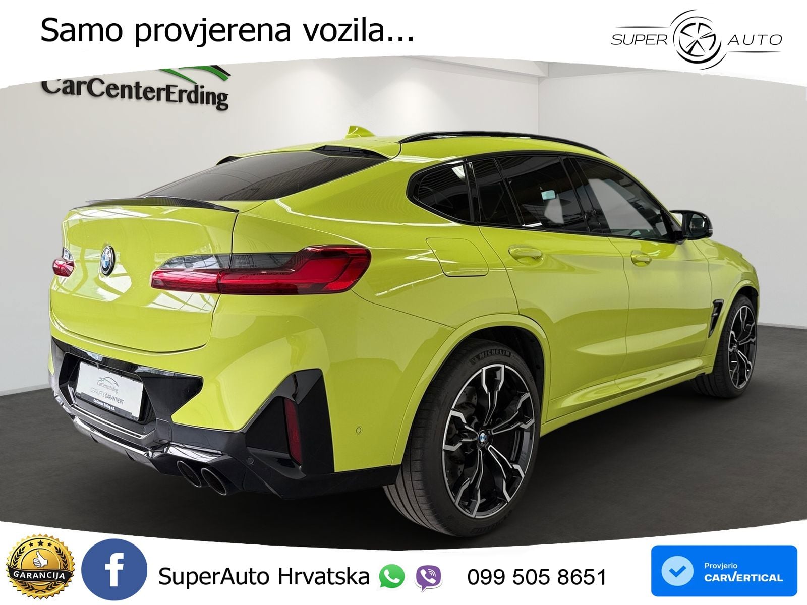 BMW X4 M Competition 3.0 (510 KS) xDrive Steptronic LED+GR SJED+ACC