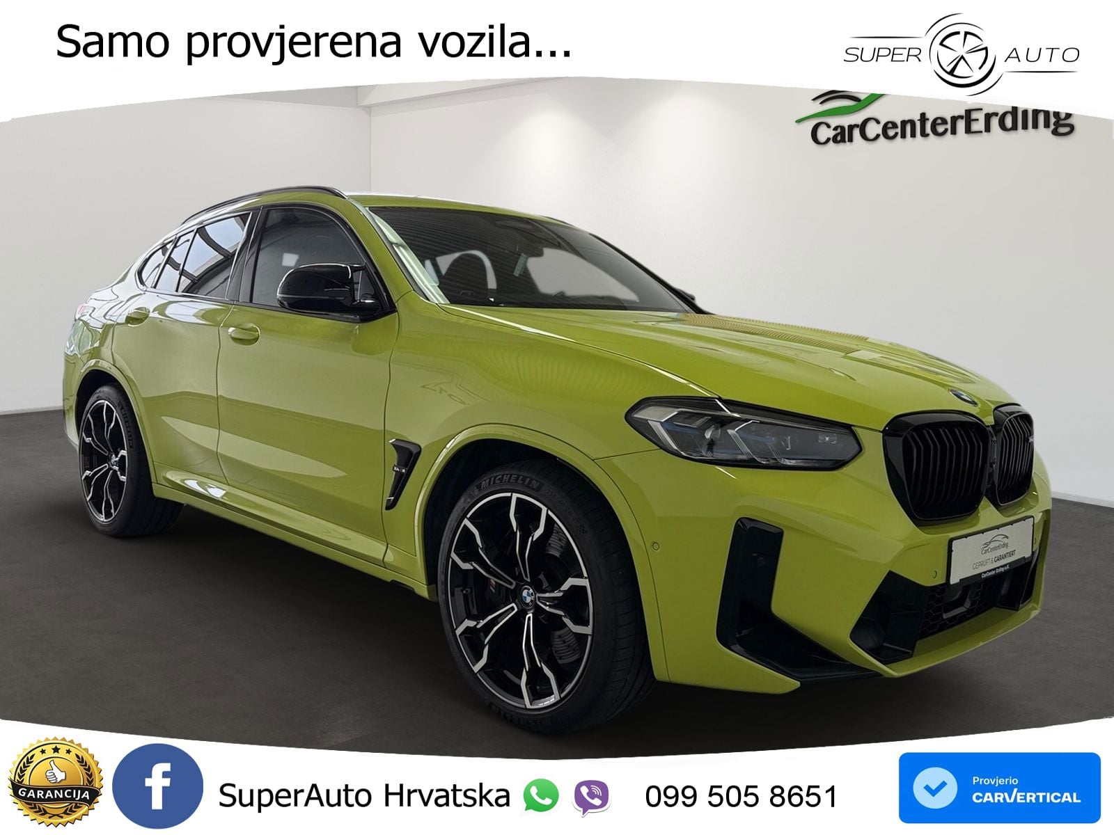 BMW X4 M Competition 3.0 (510 KS) xDrive Steptronic LED+GR SJED+ACC
