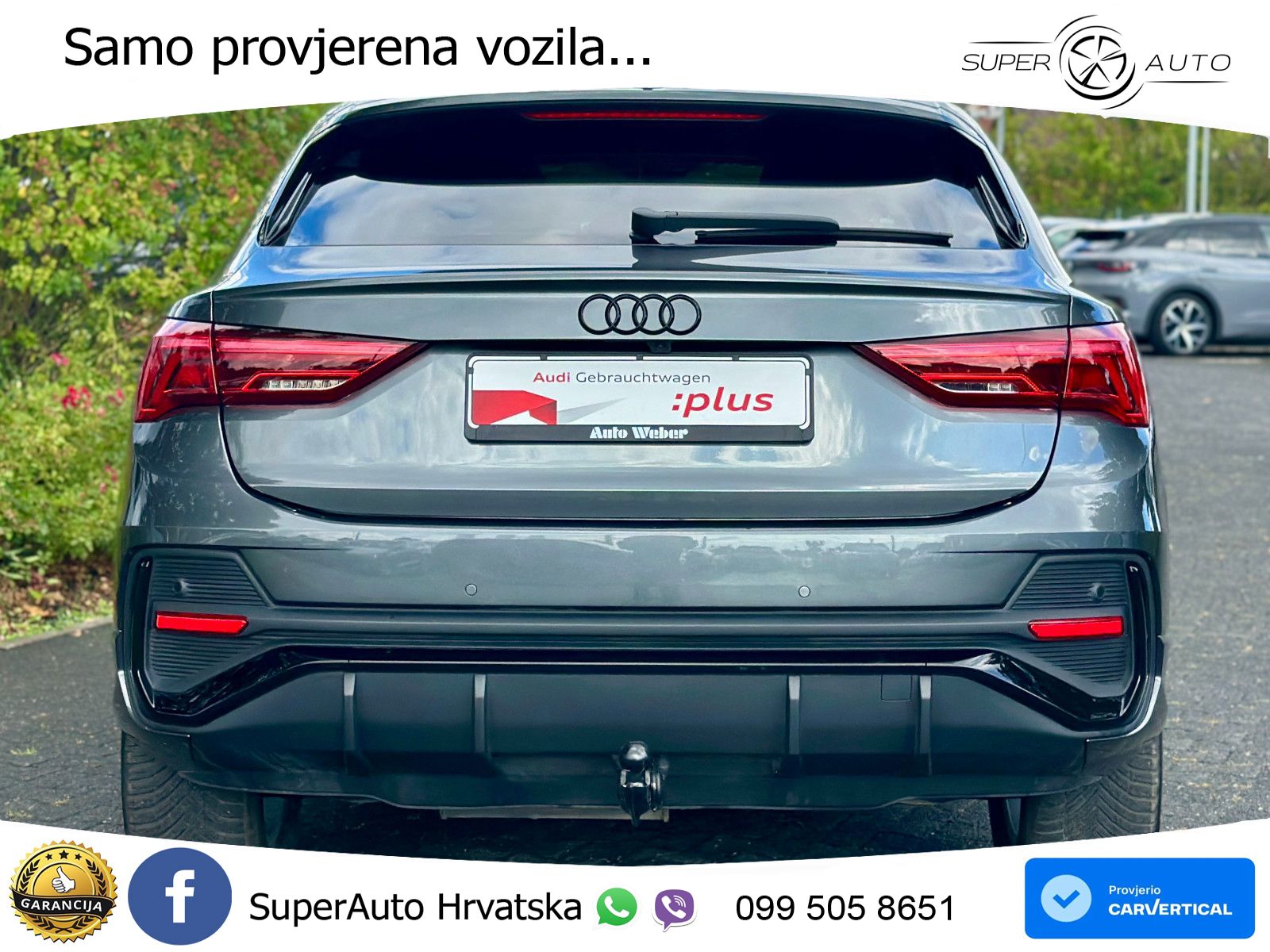 Audi Q3 Sportback 35 TDI (150 KS) S tronic S line LED+GR SJED+ACC