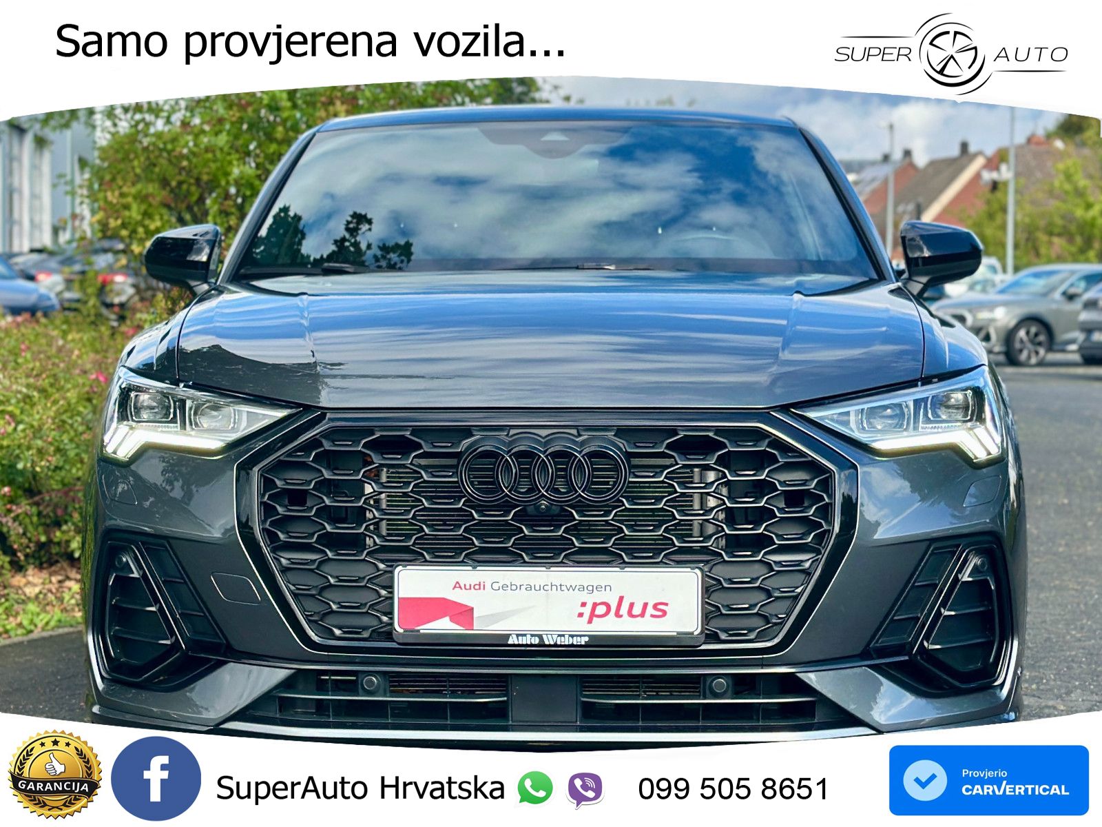 Audi Q3 Sportback 35 TDI (150 KS) S tronic S line LED+GR SJED+ACC