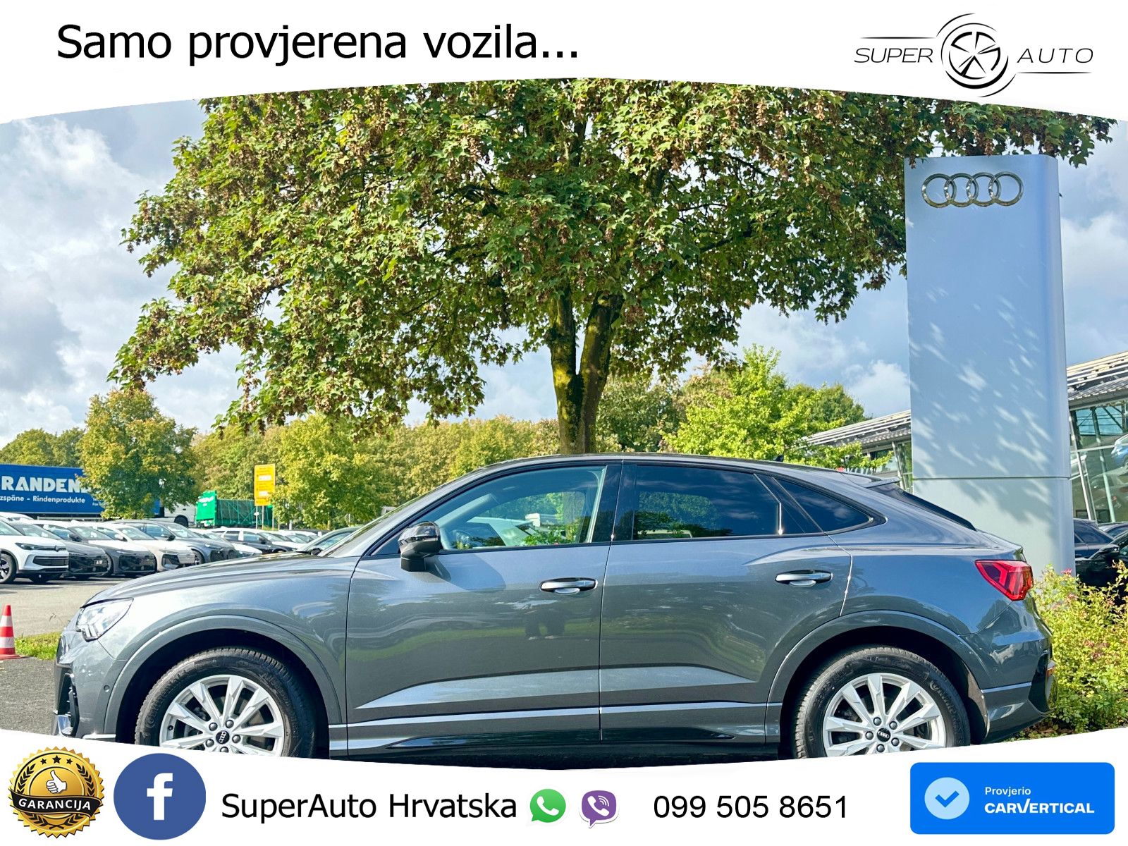 Audi Q3 Sportback 35 TDI (150 KS) S tronic S line LED+GR SJED+ACC
