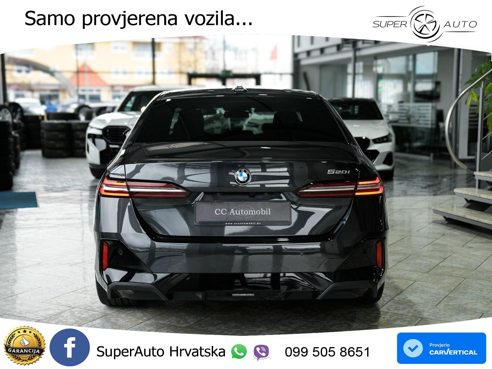 BMW 520i (208 KS) Steptronic M Sport LED+GR SJED+ACC