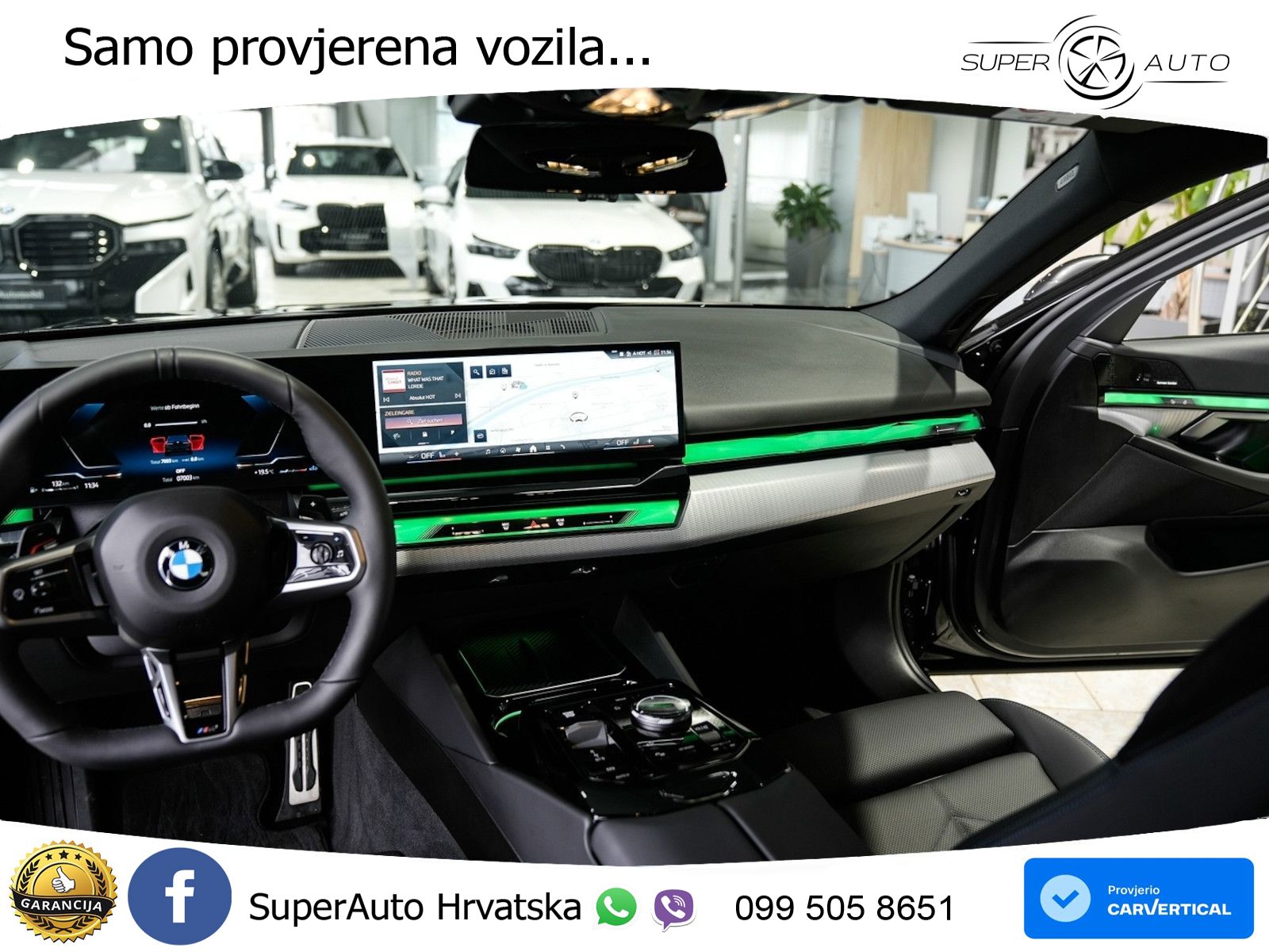 BMW 520i (208 KS) Steptronic M Sport LED+GR SJED+ACC