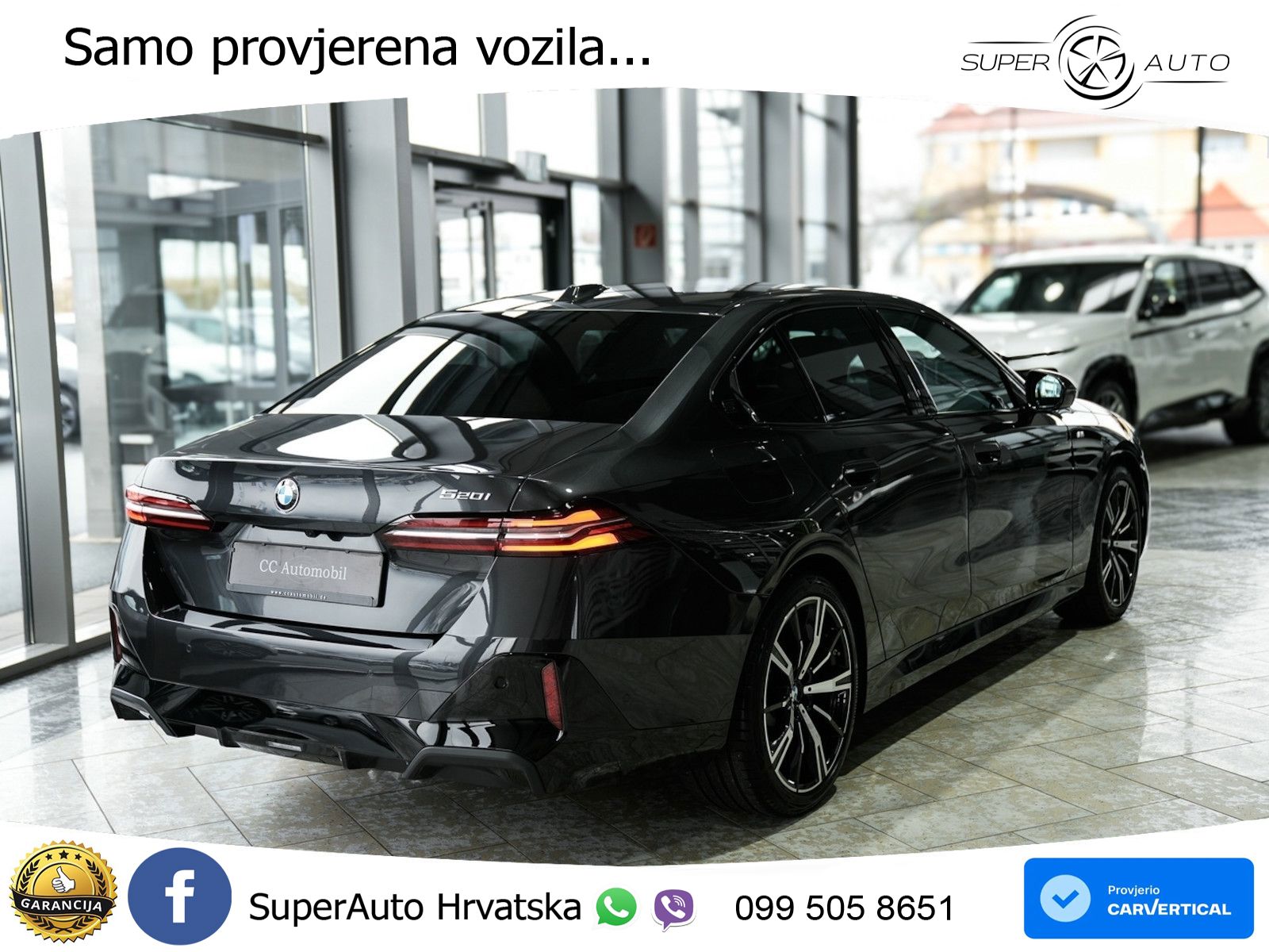 BMW 520i (208 KS) Steptronic M Sport LED+GR SJED+ACC