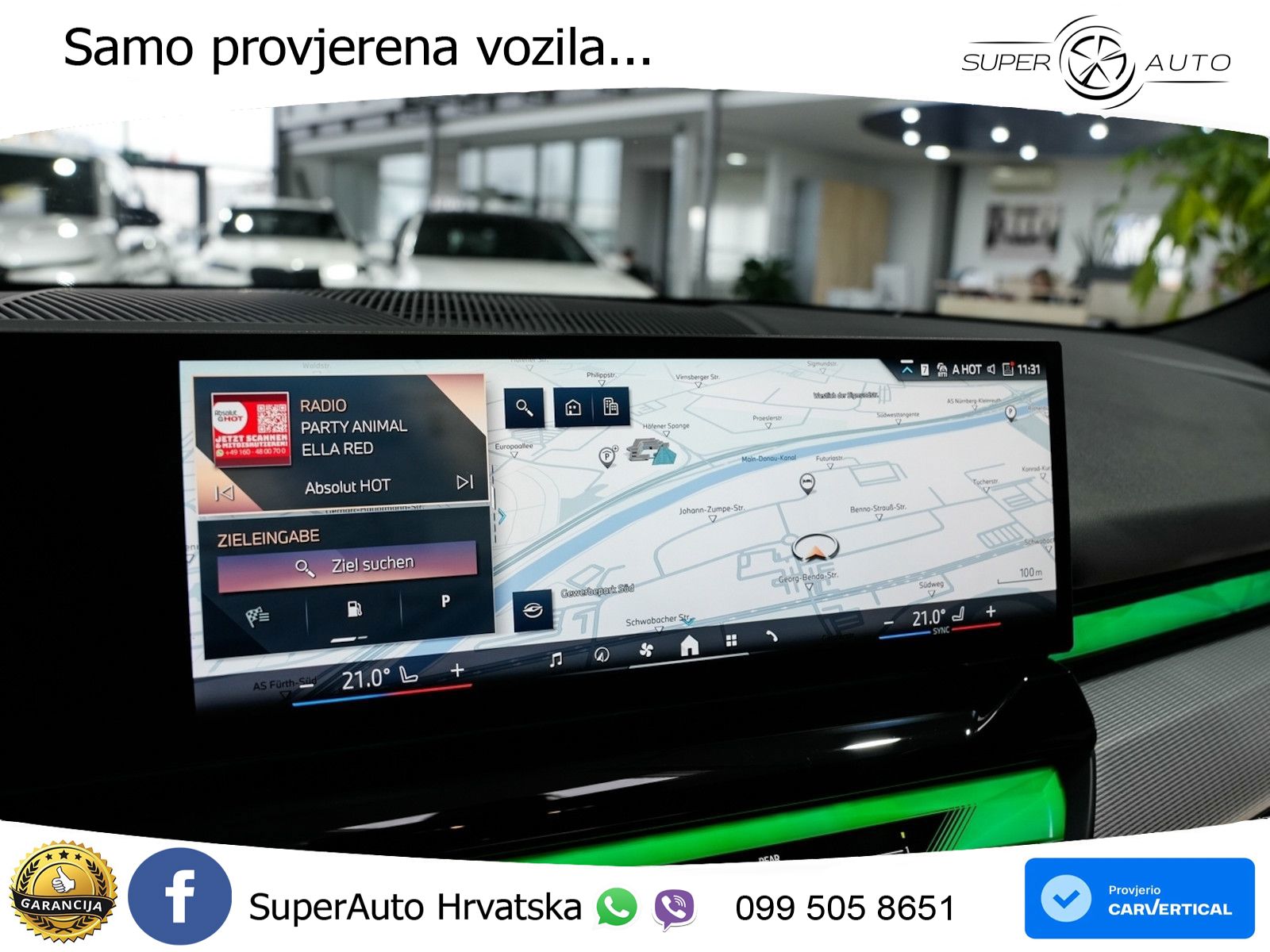 BMW 520i (208 KS) Steptronic M Sport LED+GR SJED+ACC