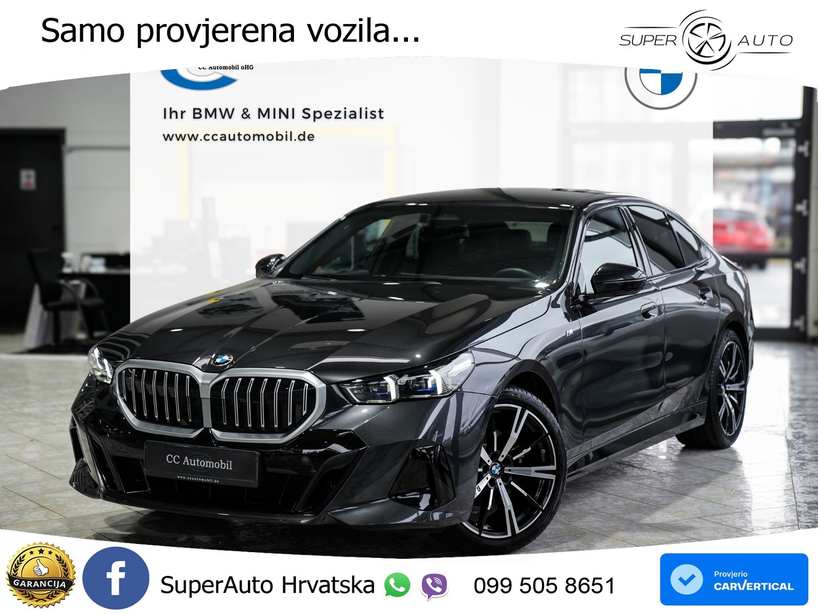 BMW 520i (208 KS) Steptronic M Sport LED+GR SJED+ACC