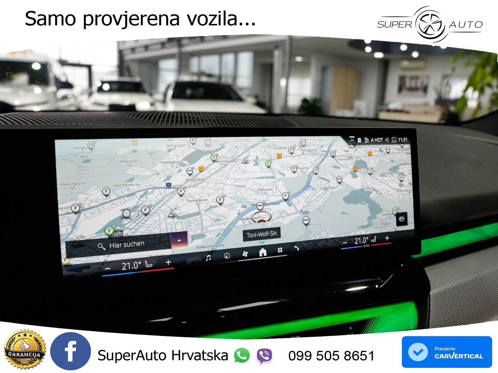 BMW 520i (208 KS) Steptronic M Sport LED+GR SJED+ACC