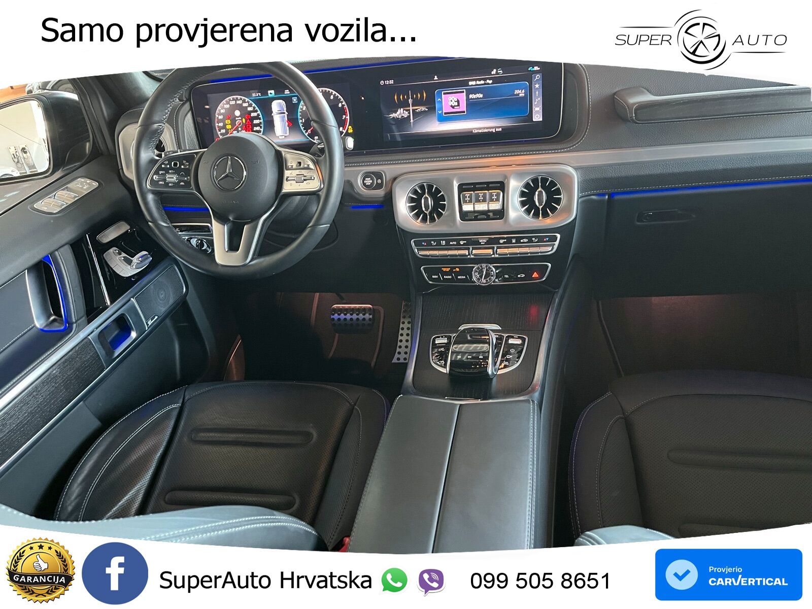 Mercedes G 500 Long V8 (422 KS) 4MATIC 9G-TRONIC Exclusive LED+GR SJED+ACC