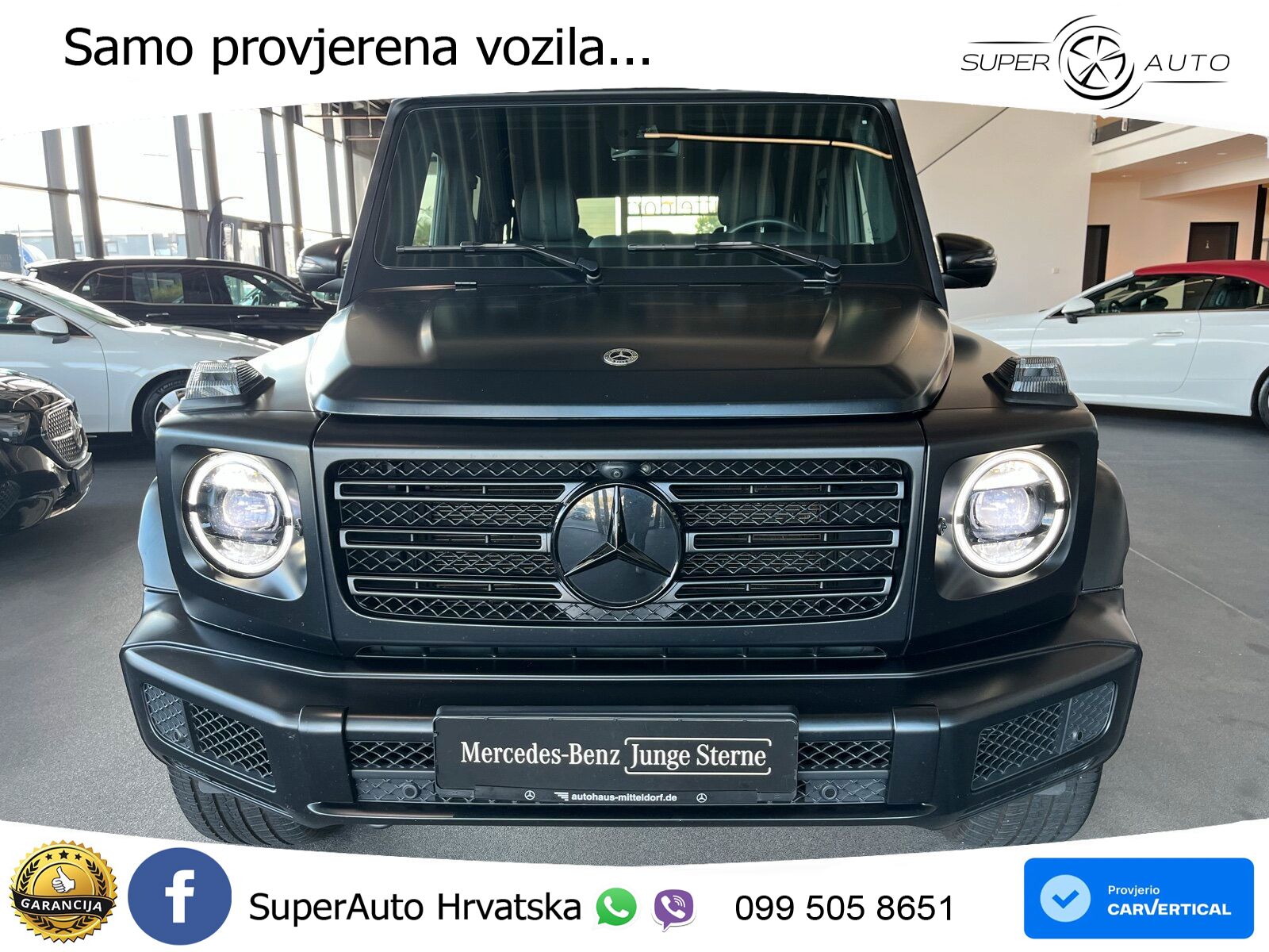 Mercedes G 500 Long V8 (422 KS) 4MATIC 9G-TRONIC Exclusive LED+GR SJED+ACC