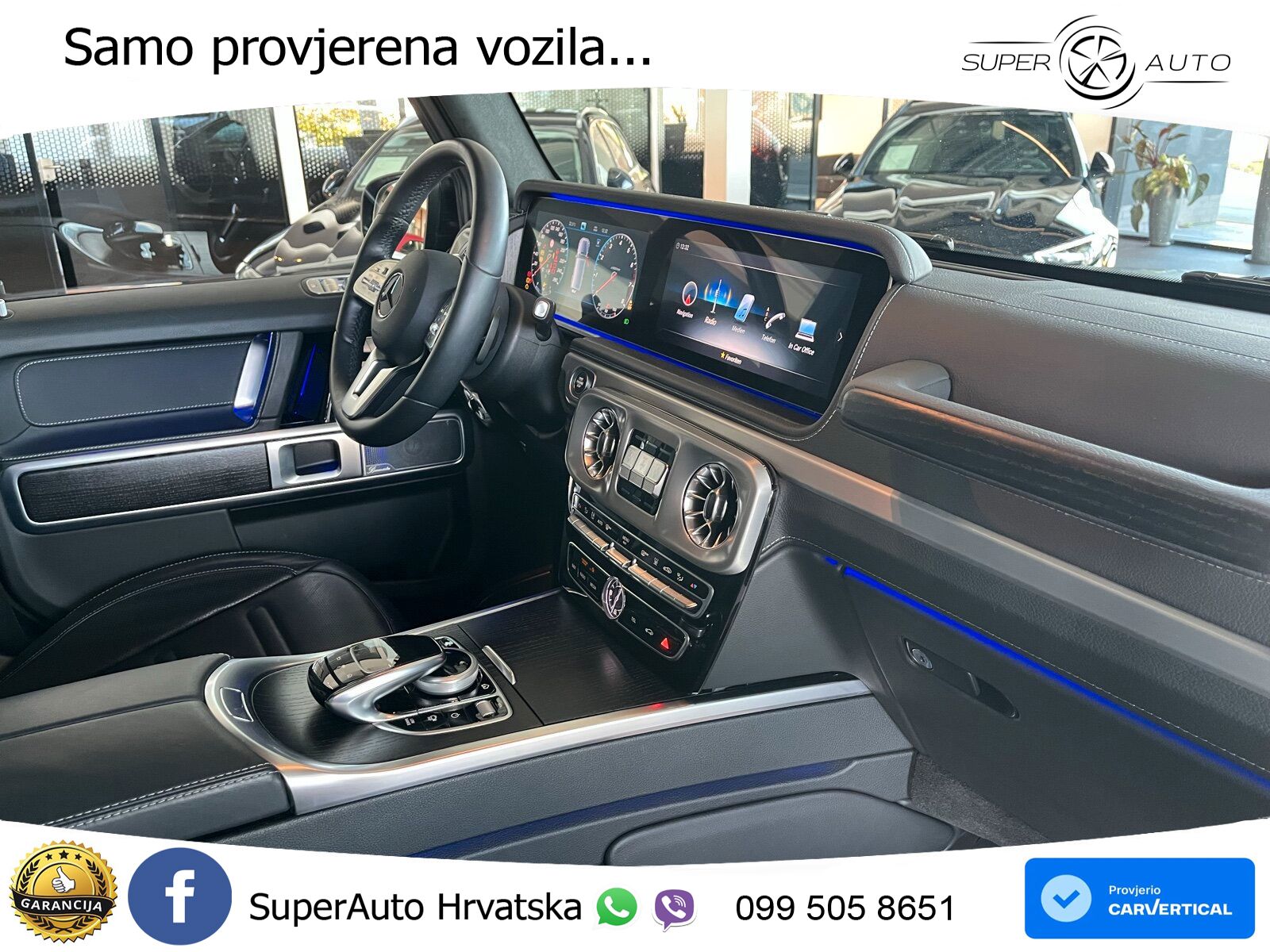 Mercedes G 500 Long V8 (422 KS) 4MATIC 9G-TRONIC Exclusive LED+GR SJED+ACC
