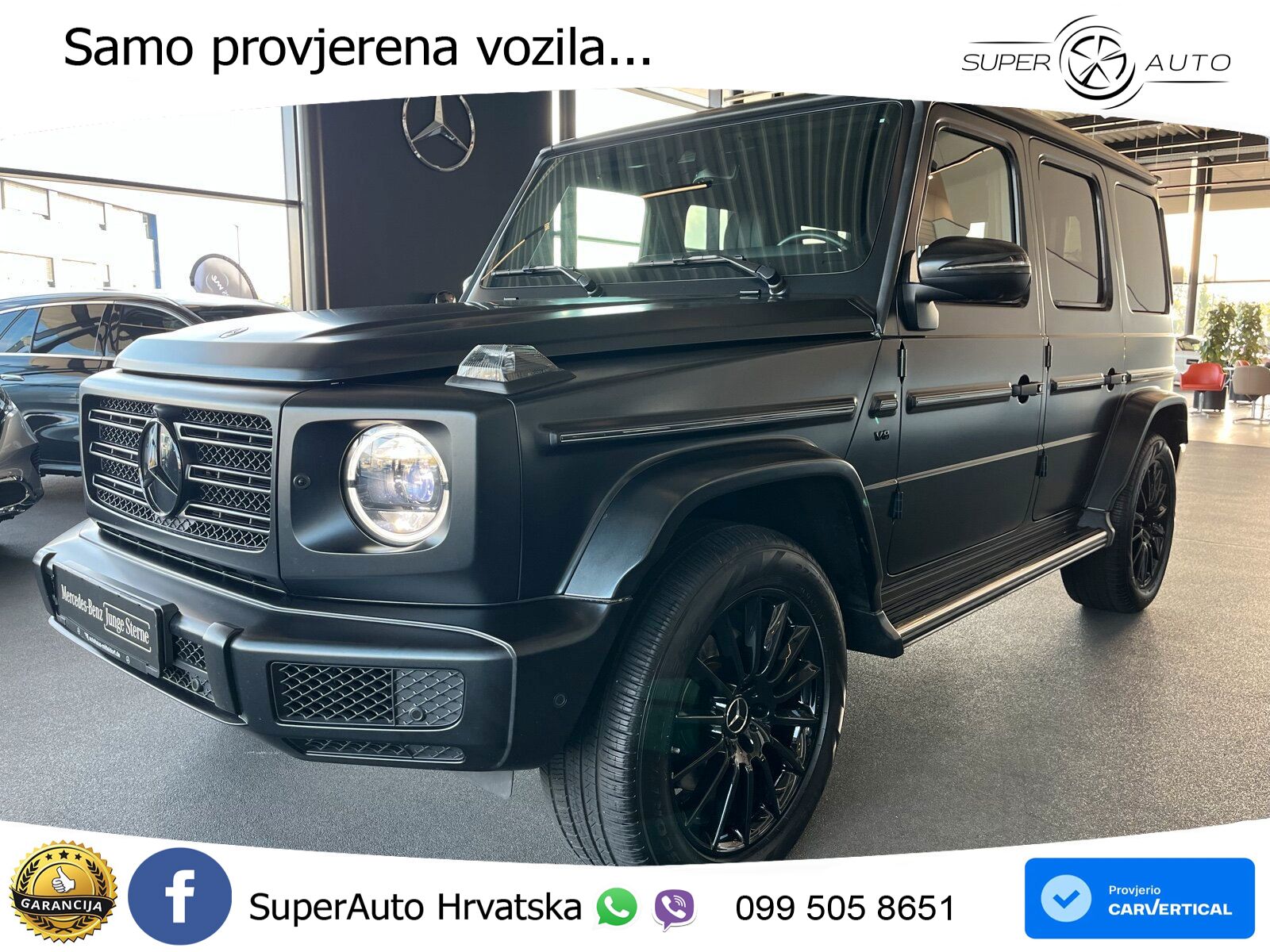 Mercedes G 500 Long V8 (422 KS) 4MATIC 9G-TRONIC Exclusive LED+GR SJED+ACC