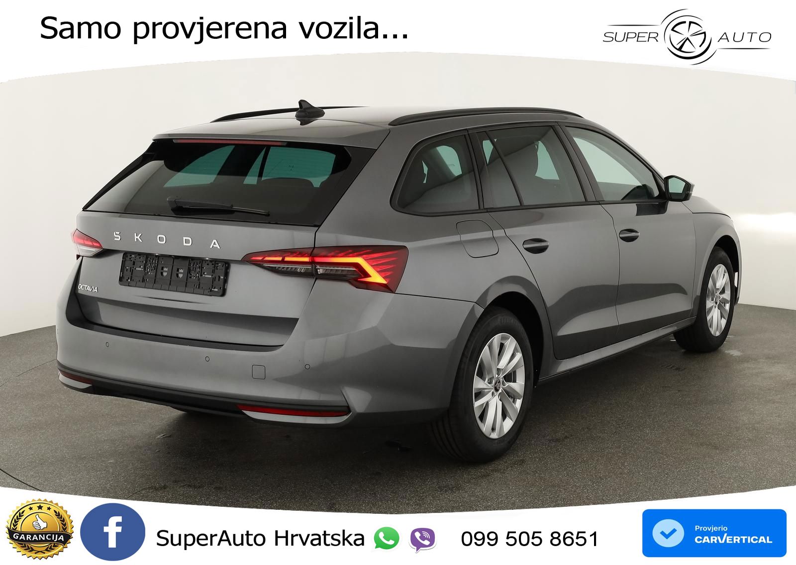 Škoda Octavia Combi 2.0 TDI (150 KS) DSG Selection LED+GR SJED+ACC