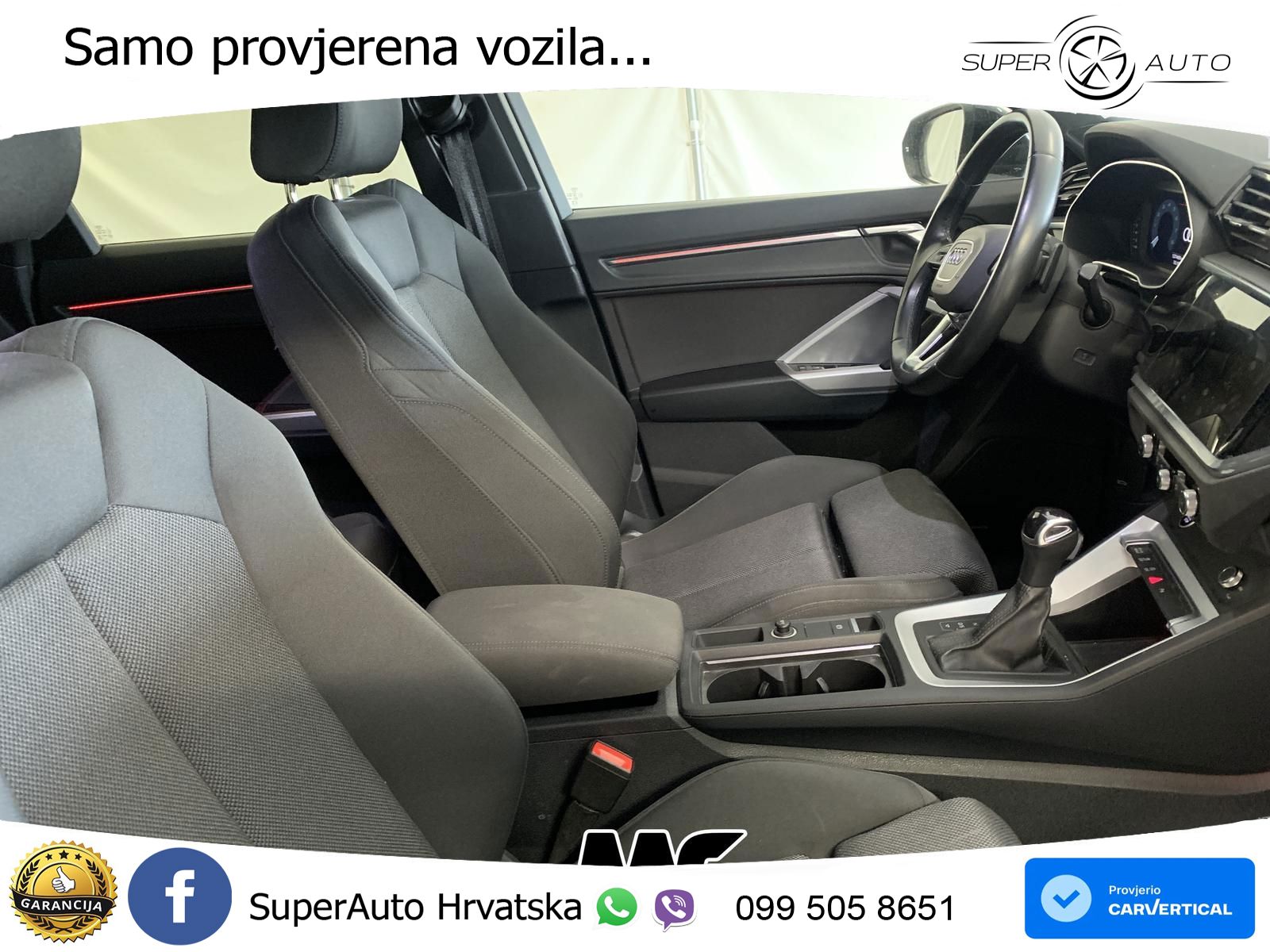 Audi Q3 Sportback 40 TFSI (190 KS) quattro S tronic LED+GR SJED+ACC