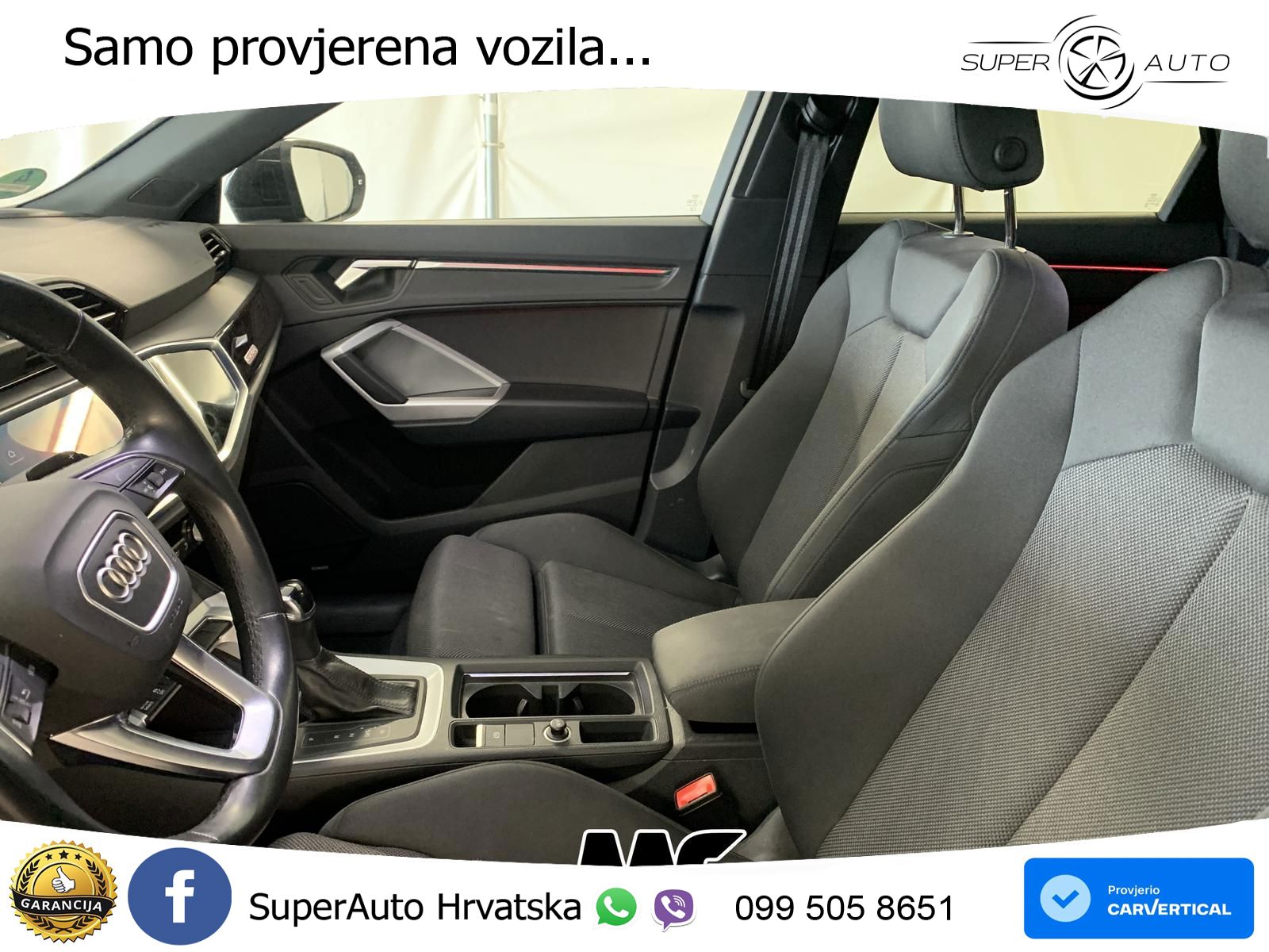 Audi Q3 Sportback 40 TFSI (190 KS) quattro S tronic LED+GR SJED+ACC