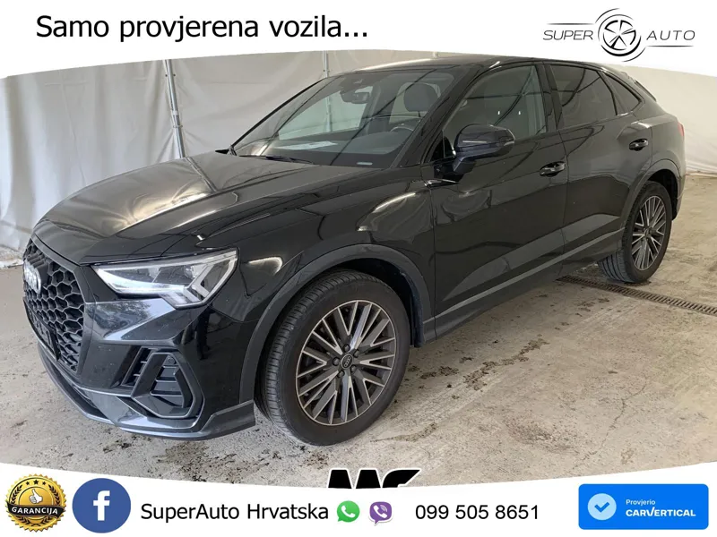 Audi Q3 Sportback 40 TFSI (190 KS) quattro S tronic LED+GR SJED+ACC
