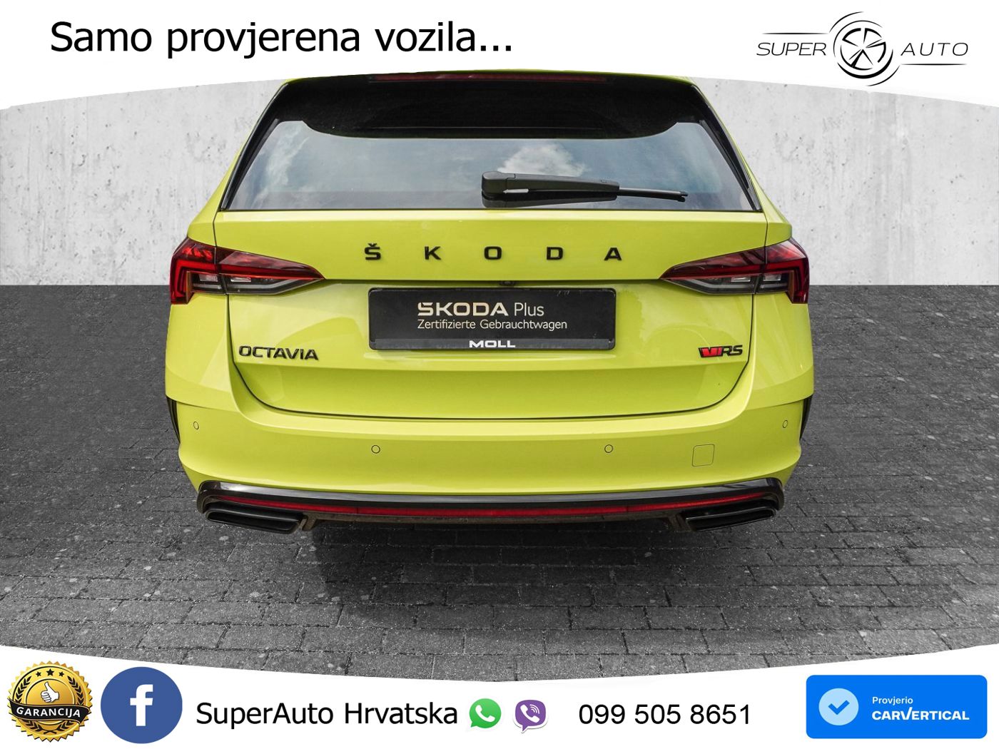 Škoda Octavia Combi RS 2.0 TDI (200 KS) DSG LED+GR SJED+ACC