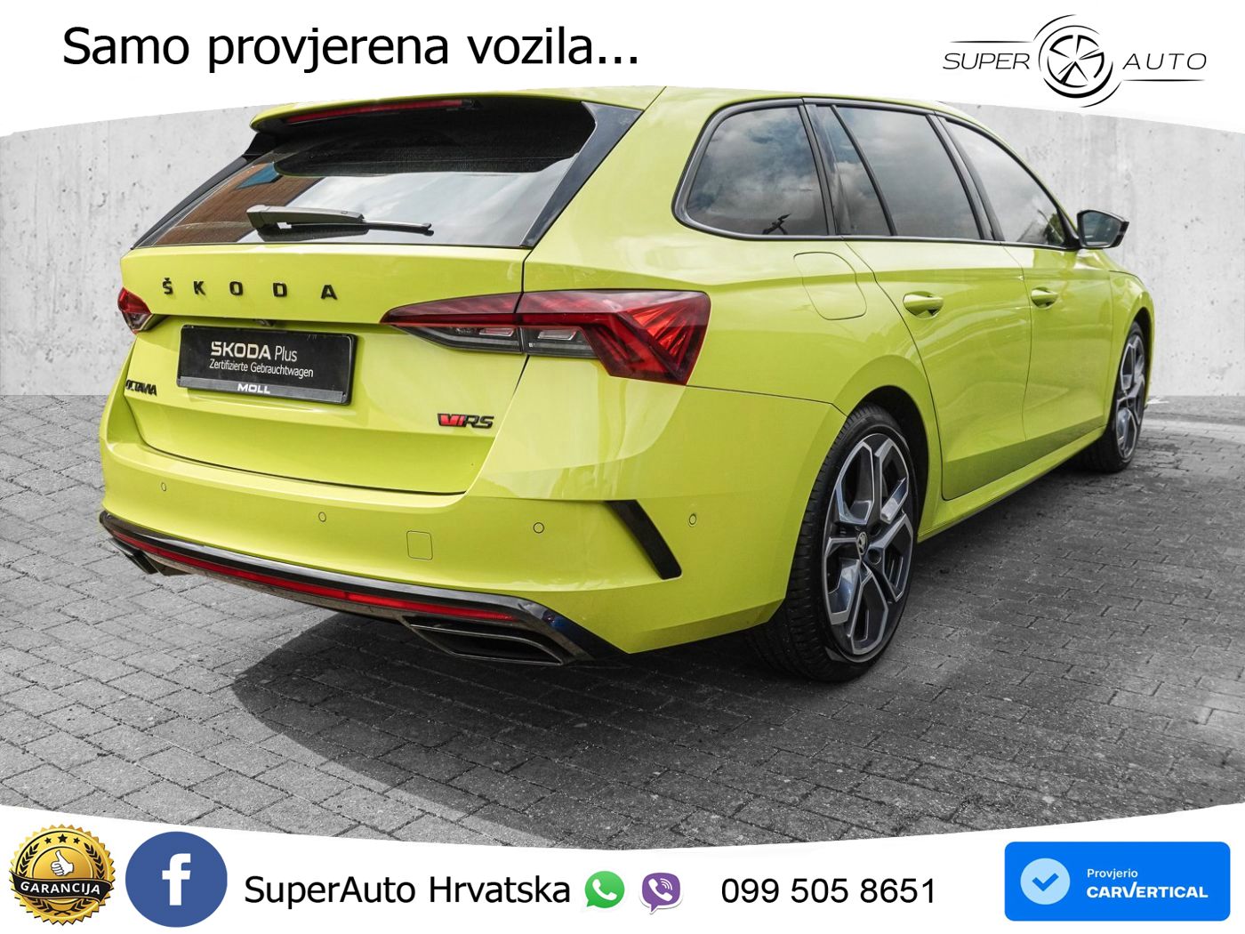 Škoda Octavia Combi RS 2.0 TDI (200 KS) DSG LED+GR SJED+ACC