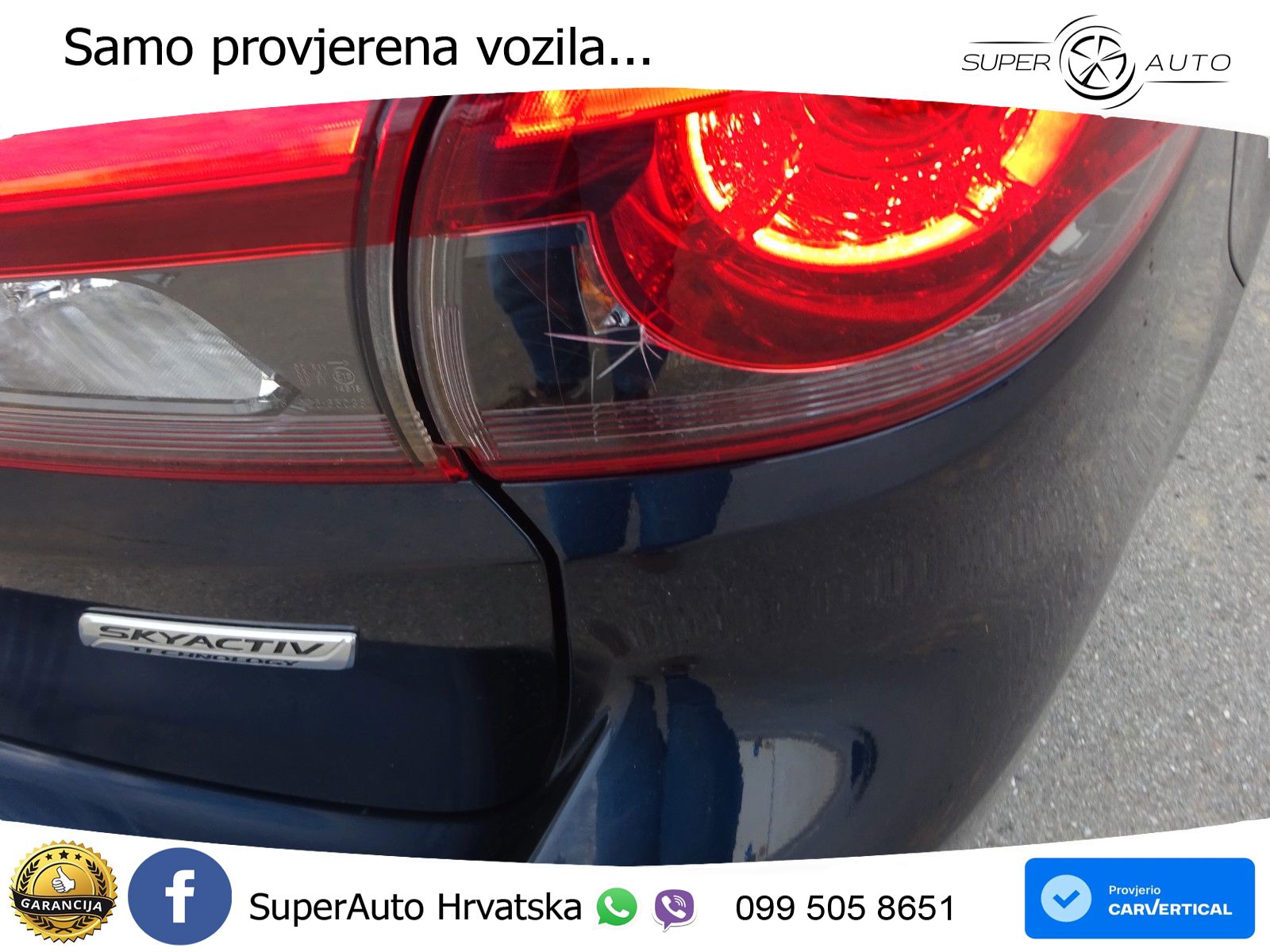Mazda 6 Sport Combi 2.2 SKYACTIV-D (150 KS) SKYACTIV-Drive LED+GR SJED+ACC