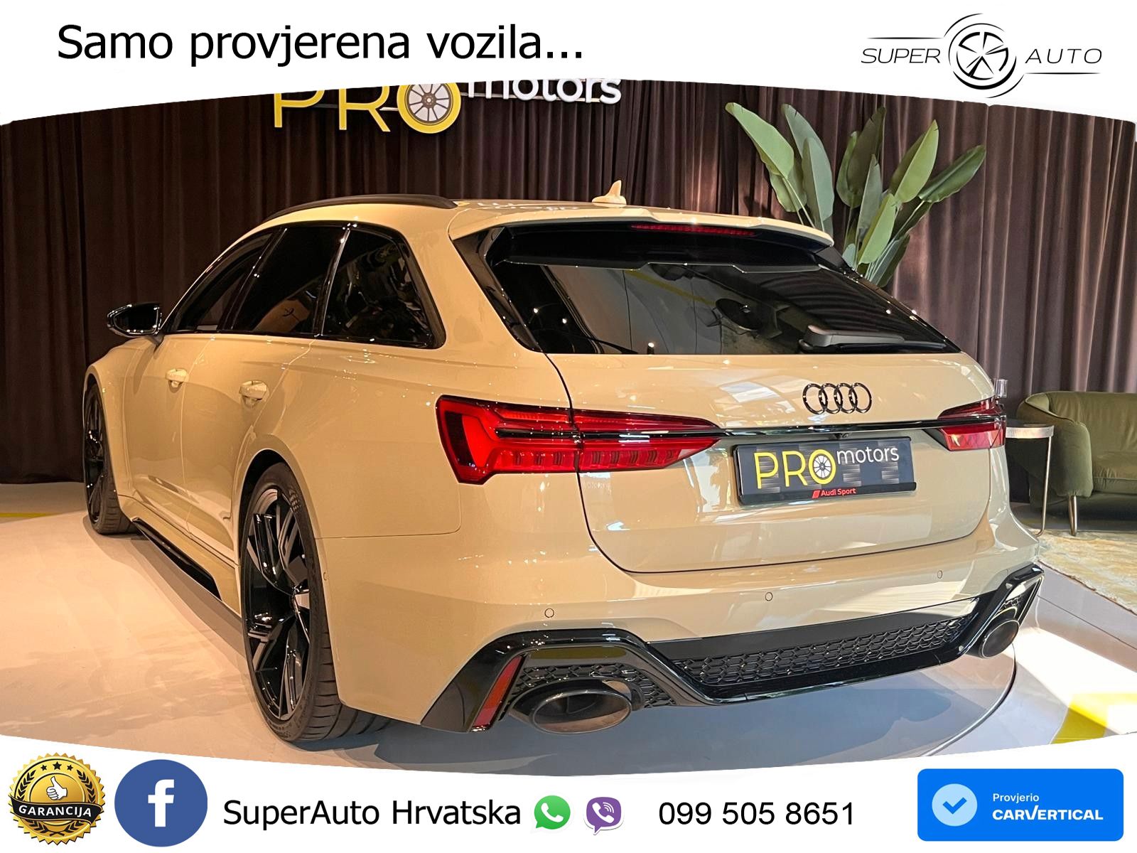 Audi RS6 Avant 4.0 TFSI V8 (600 KS) quattro Tiptronic