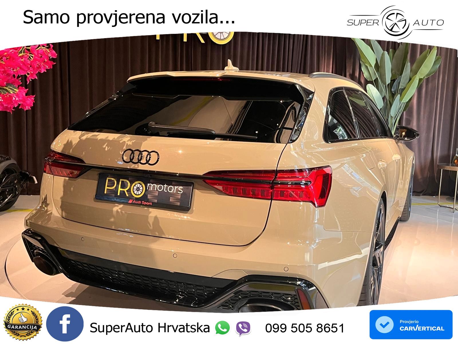 Audi RS6 Avant 4.0 TFSI V8 (600 KS) quattro Tiptronic