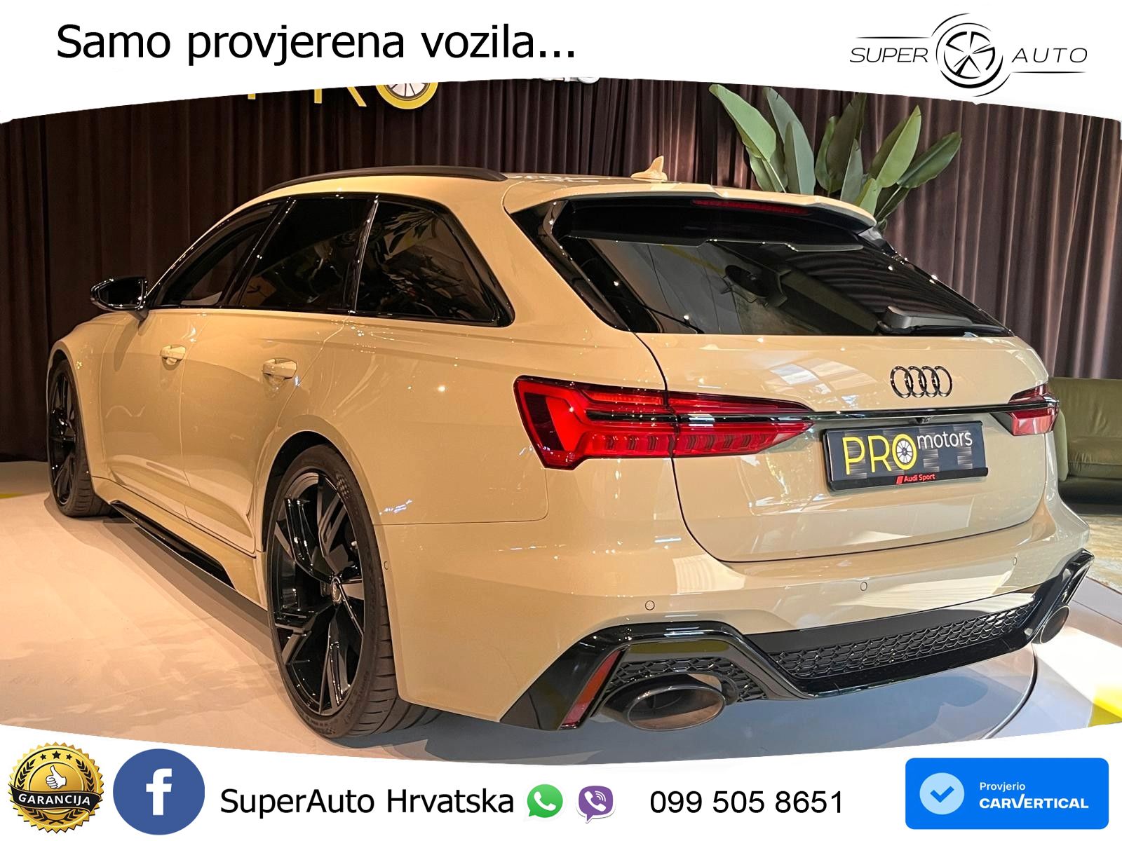 Audi RS6 Avant 4.0 TFSI V8 (600 KS) quattro Tiptronic