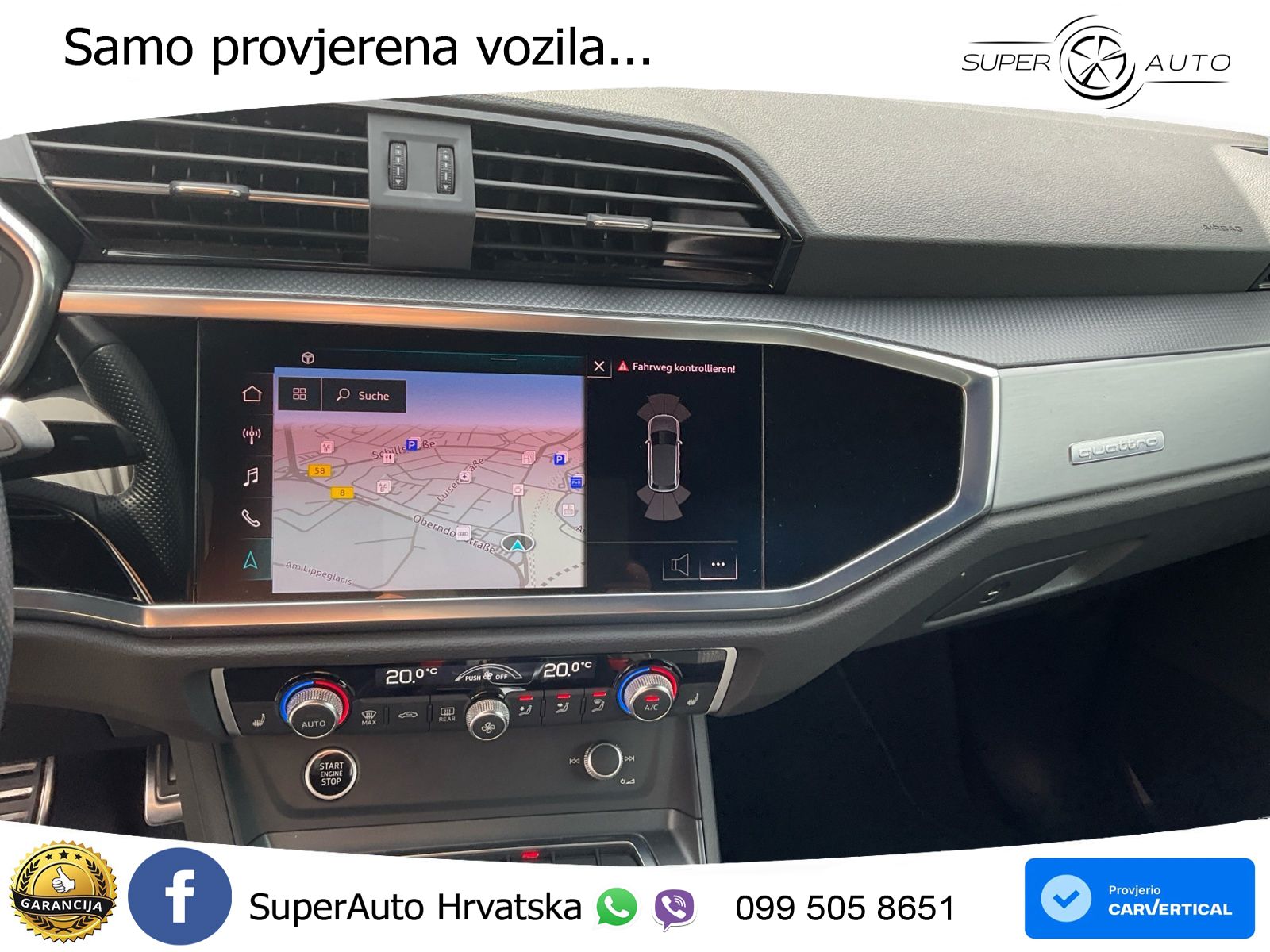Audi Q3 40 TDI (200 KS) quattro S tronic S line LED+GR SJED+ACC