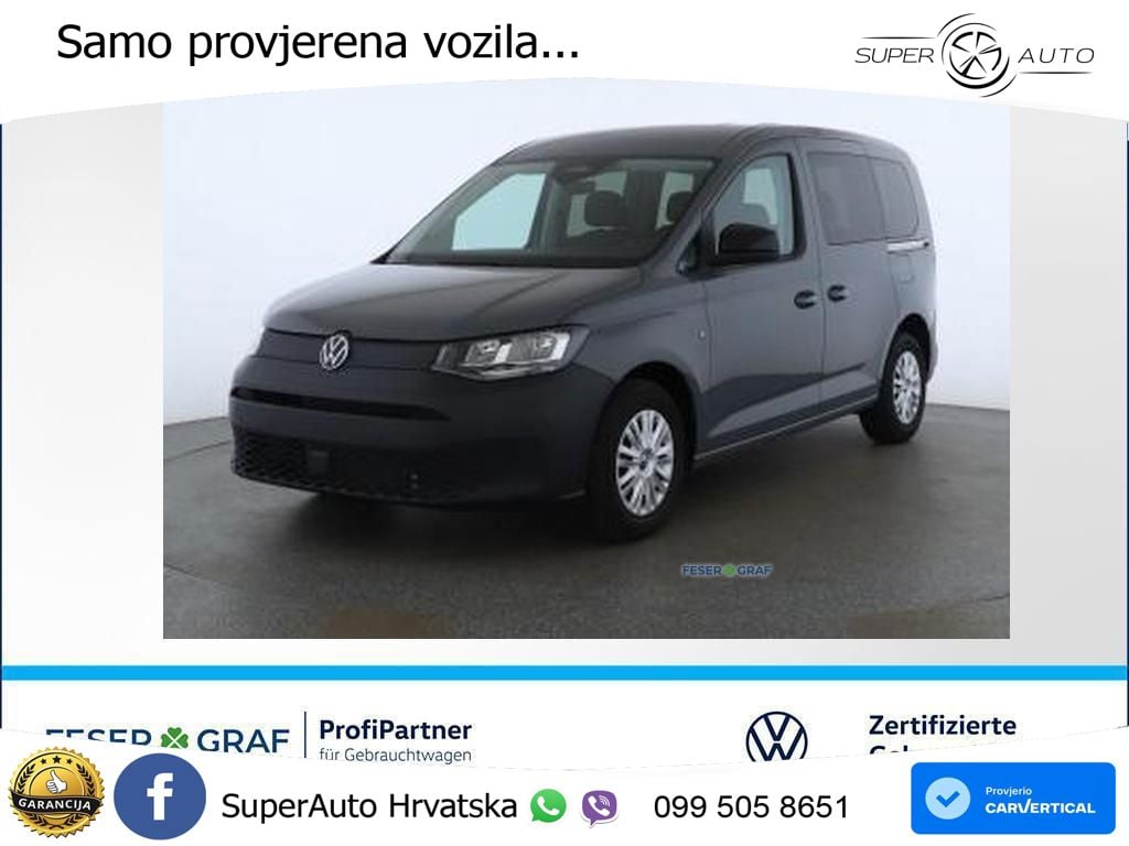 Volkswagen Caddy 2.0 TDI 5Sitze Rückfahrkamera PDC Sitzheiz 102 KS