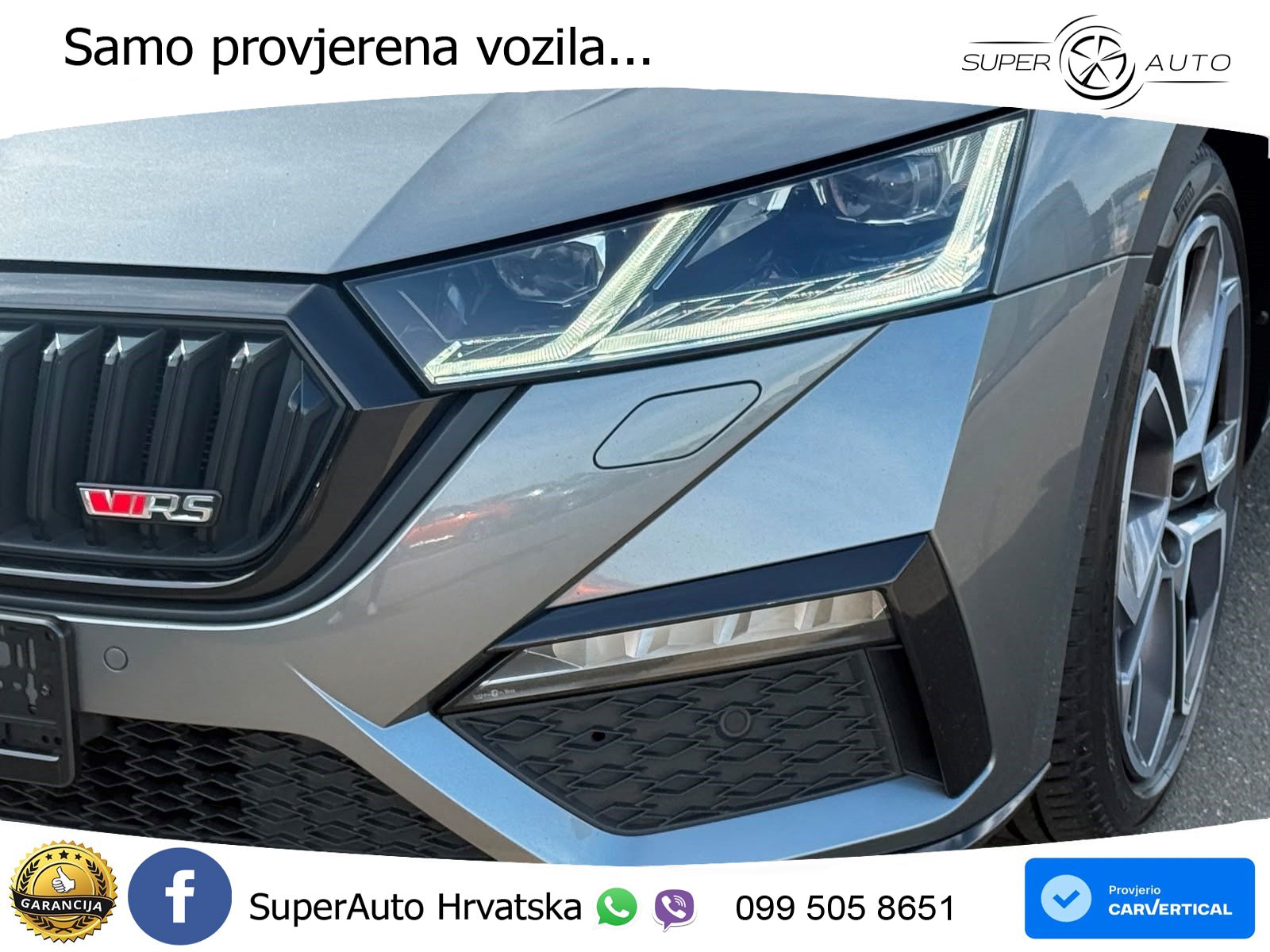 Škoda Octavia Combi RS 2.0 TDI (200 KS) 4x4 DSG LED+GR SJED+ACC