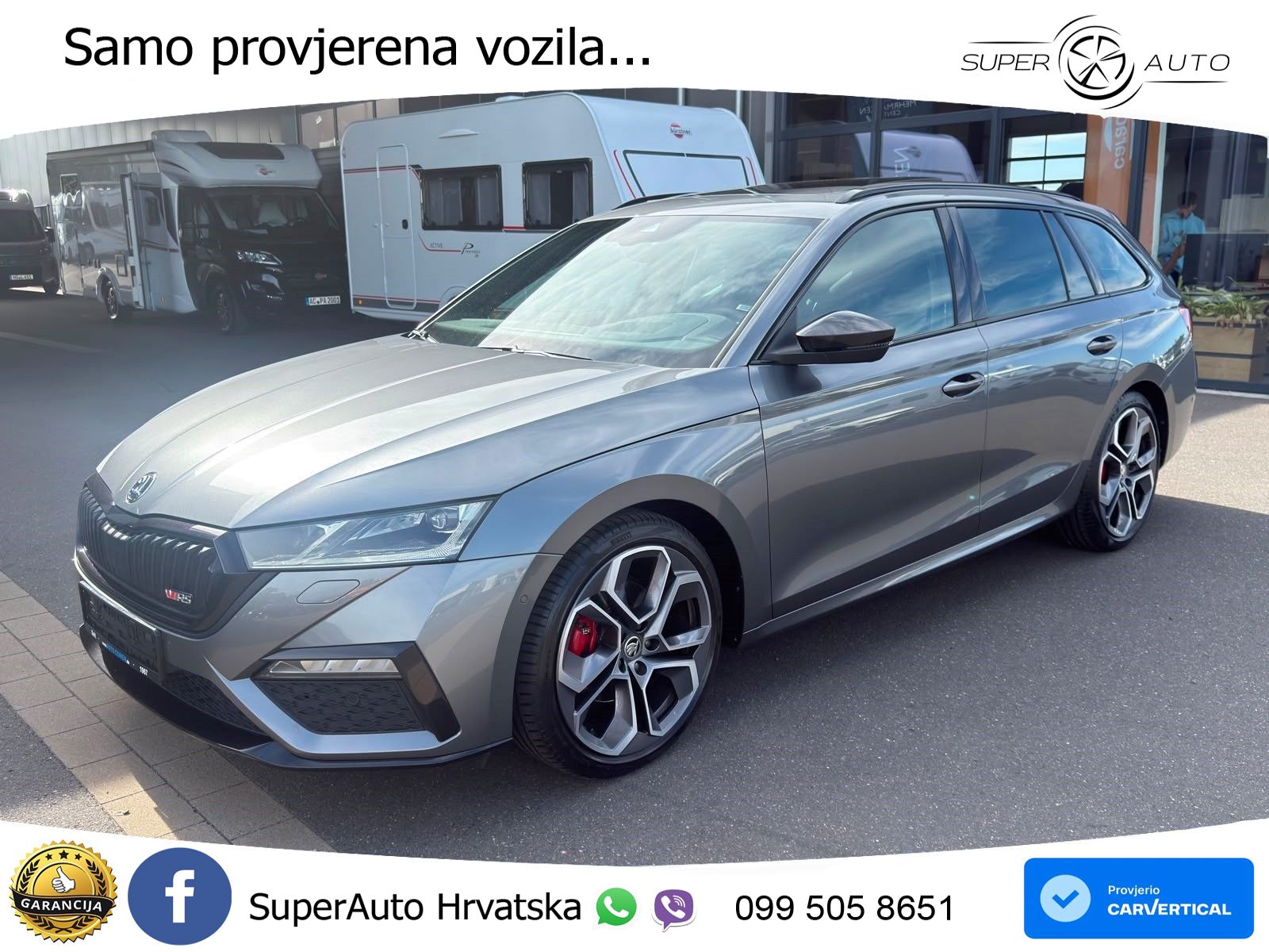 Škoda Octavia Combi RS 2.0 TDI (200 KS) 4x4 DSG LED+GR SJED+ACC