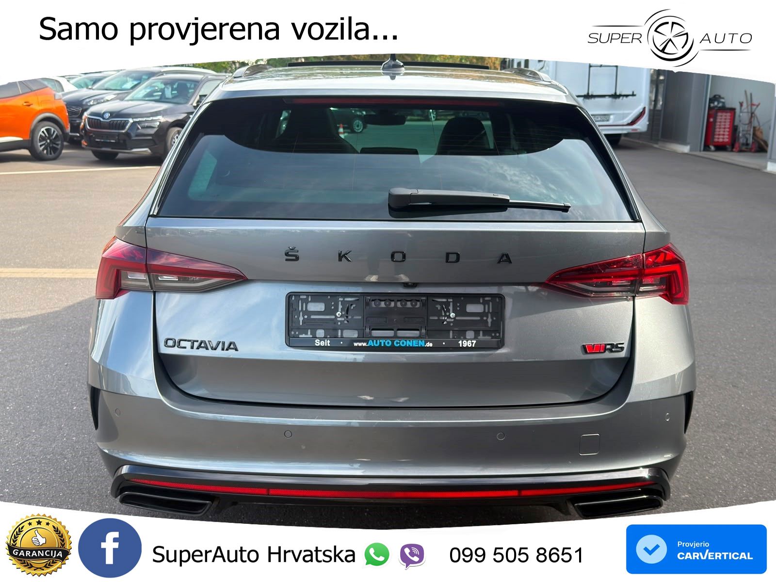 Škoda Octavia Combi RS 2.0 TDI (200 KS) 4x4 DSG LED+GR SJED+ACC
