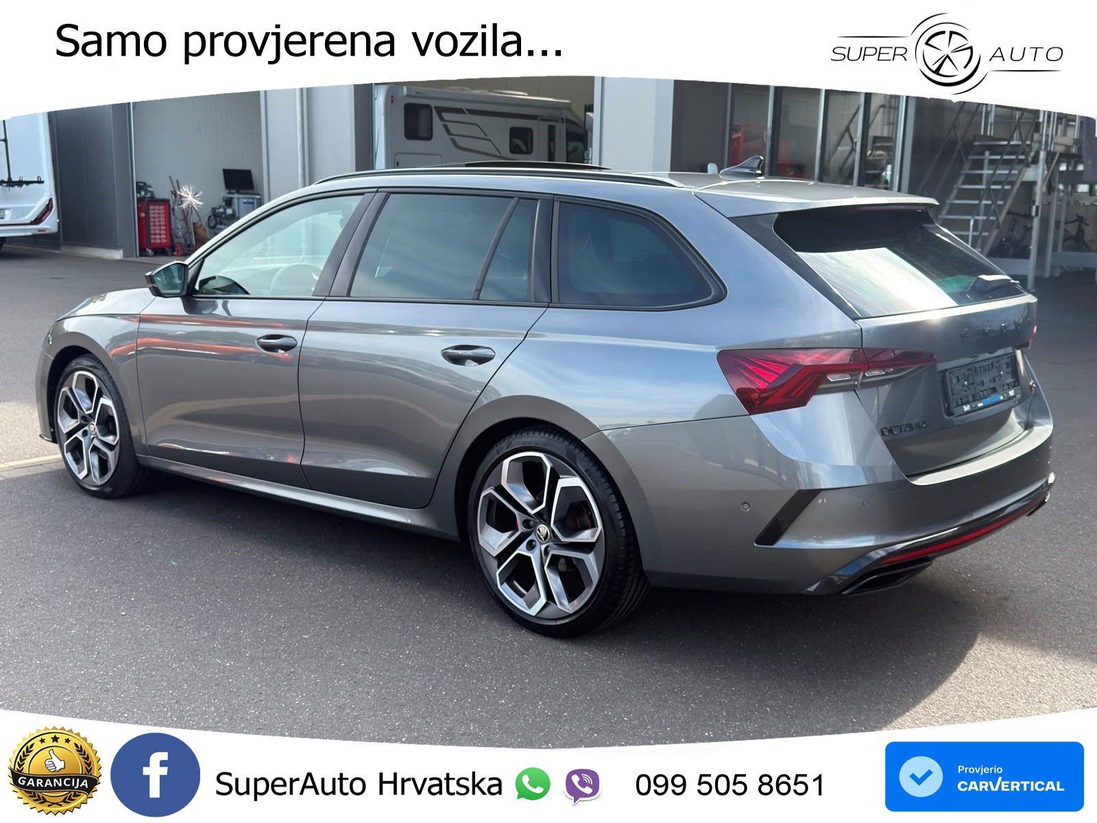 Škoda Octavia Combi RS 2.0 TDI (200 KS) 4x4 DSG LED+GR SJED+ACC
